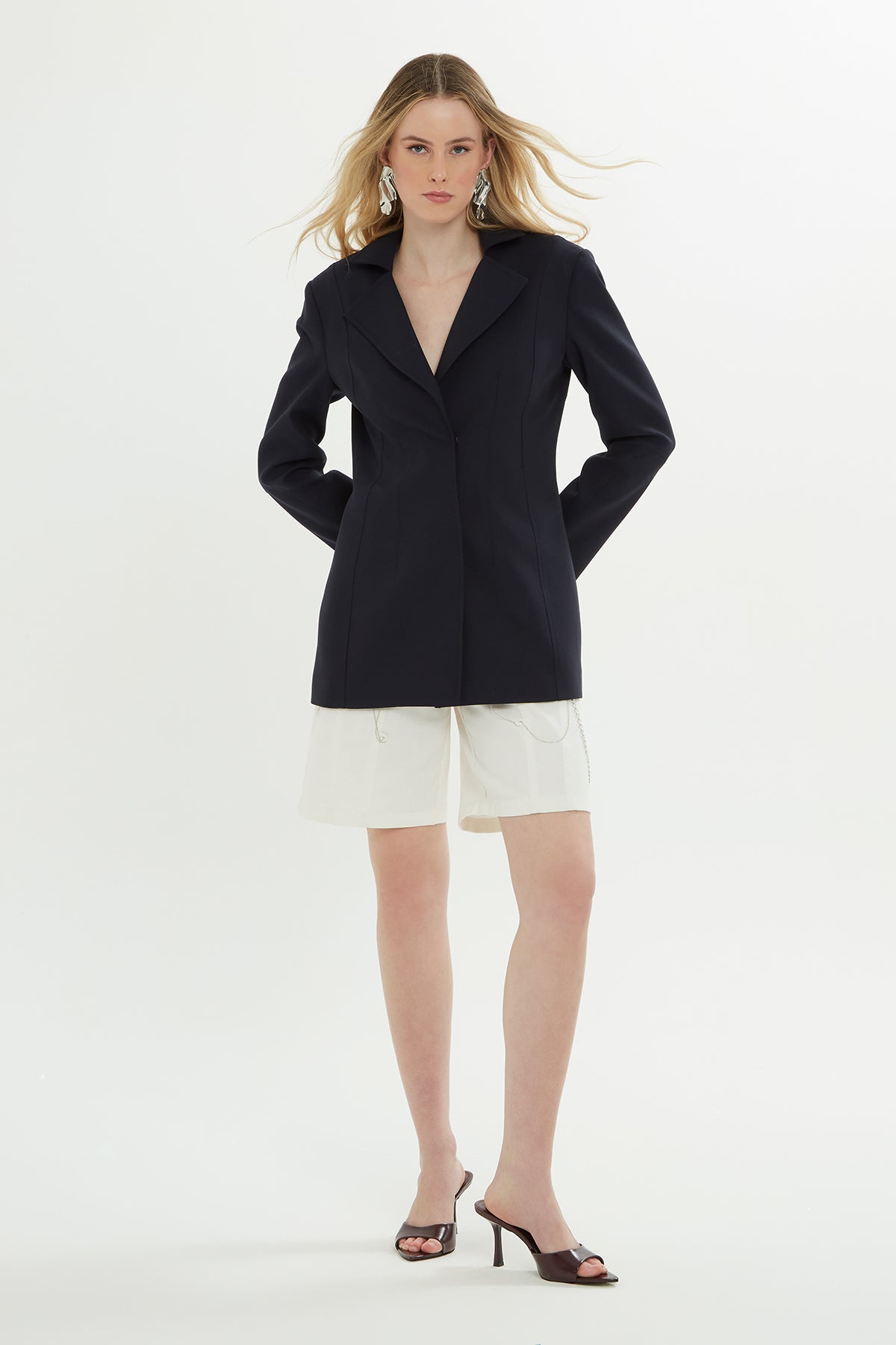 Çıt Çıt Kapamalı Astarlı Ceket