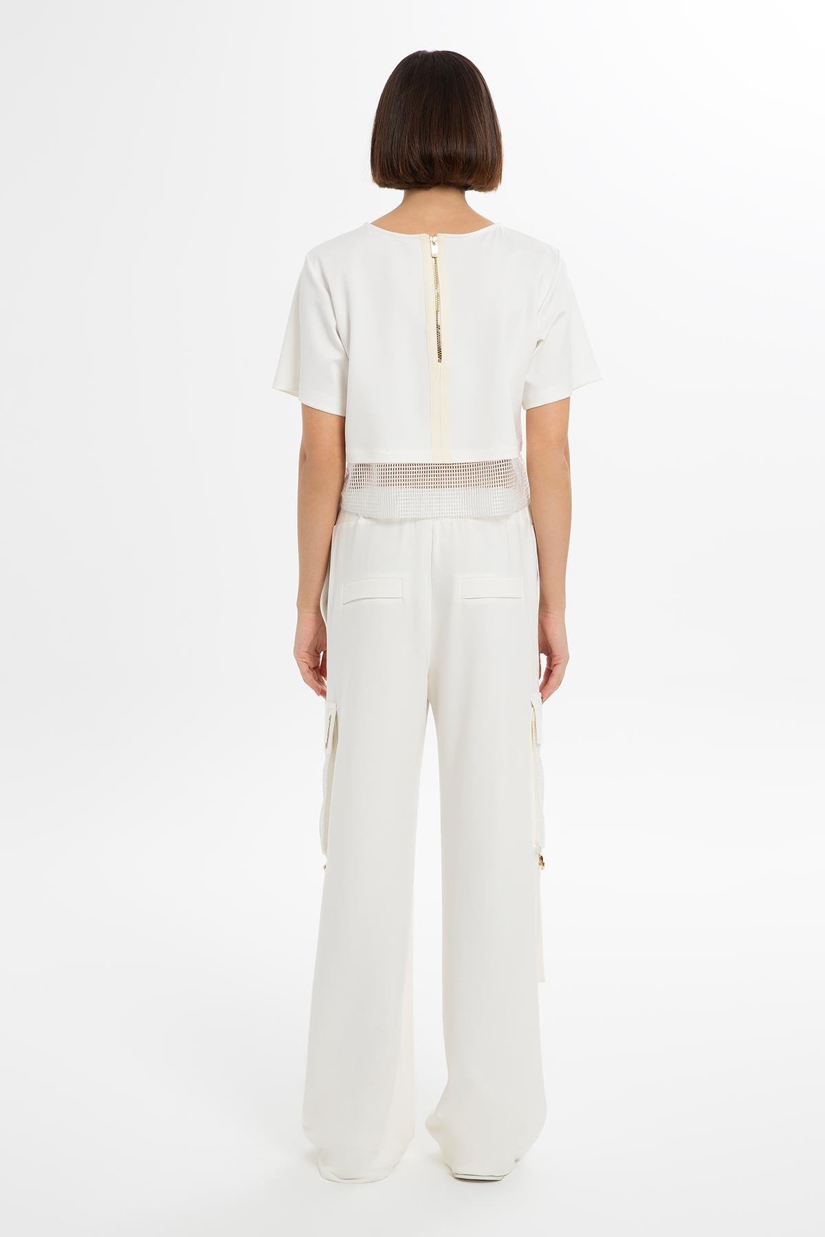 Kargo Cepli Bol Paça Eşofman Altı