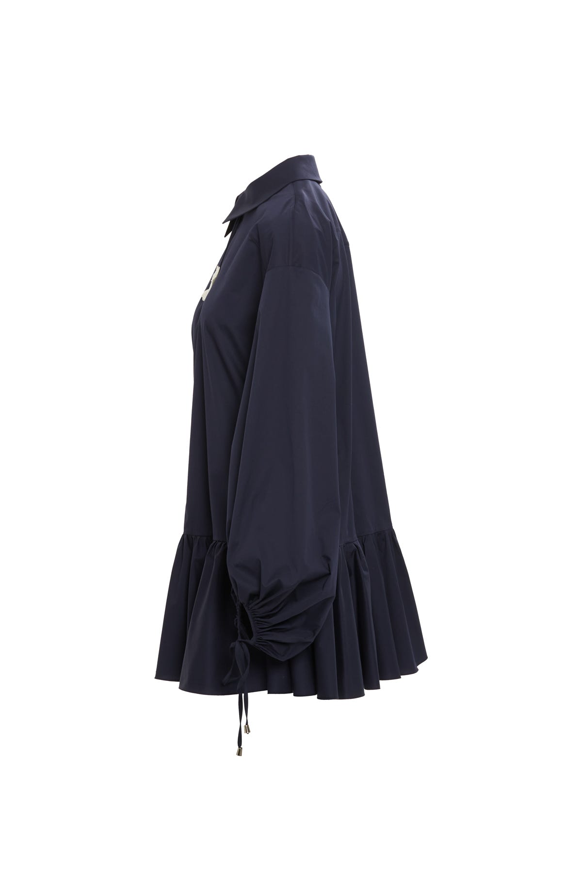 İşlemeli Gömlek Mini Elbise