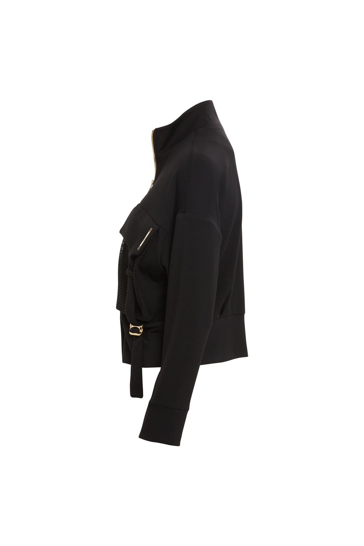 File Detaylı Kısa Ceket