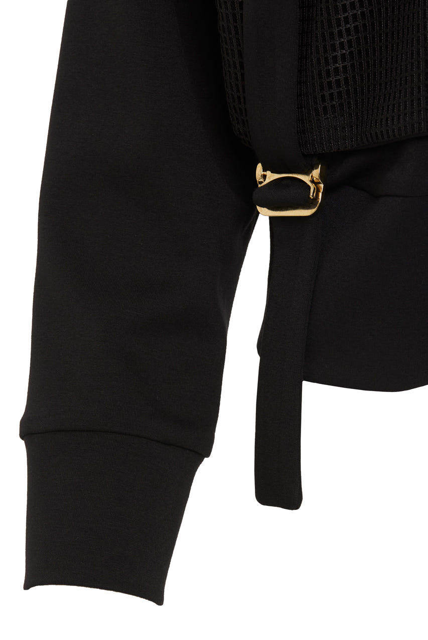 File Detaylı Kısa Eşofman Üstü