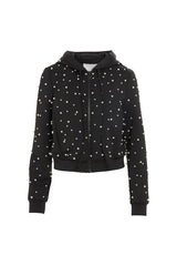 Kapüşonlu Kısa Sweatshirt