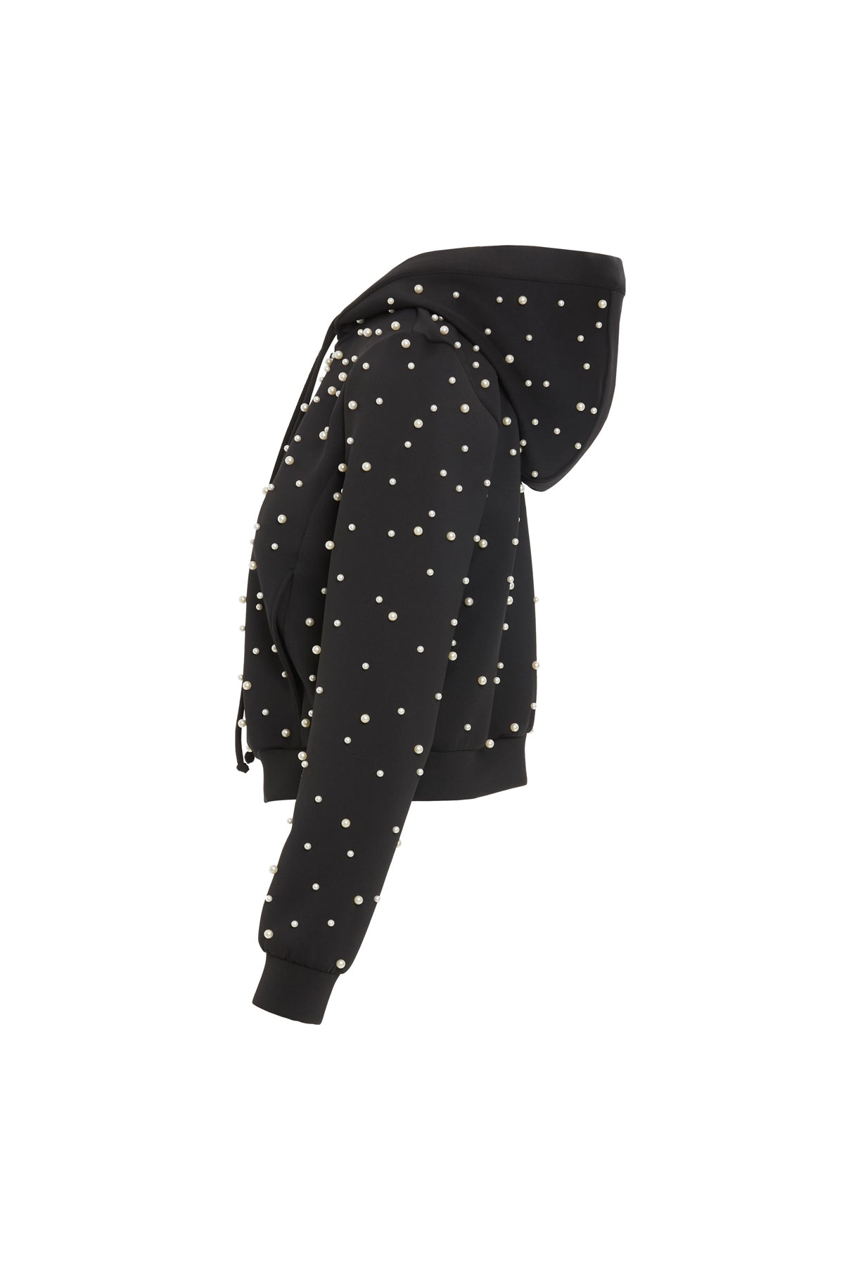 Kapüşonlu Kısa Sweatshirt