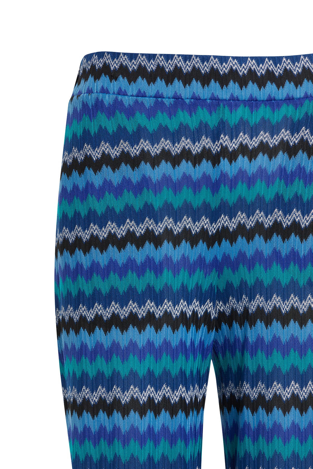 Şerit Desenli Bol Paça Pantolon