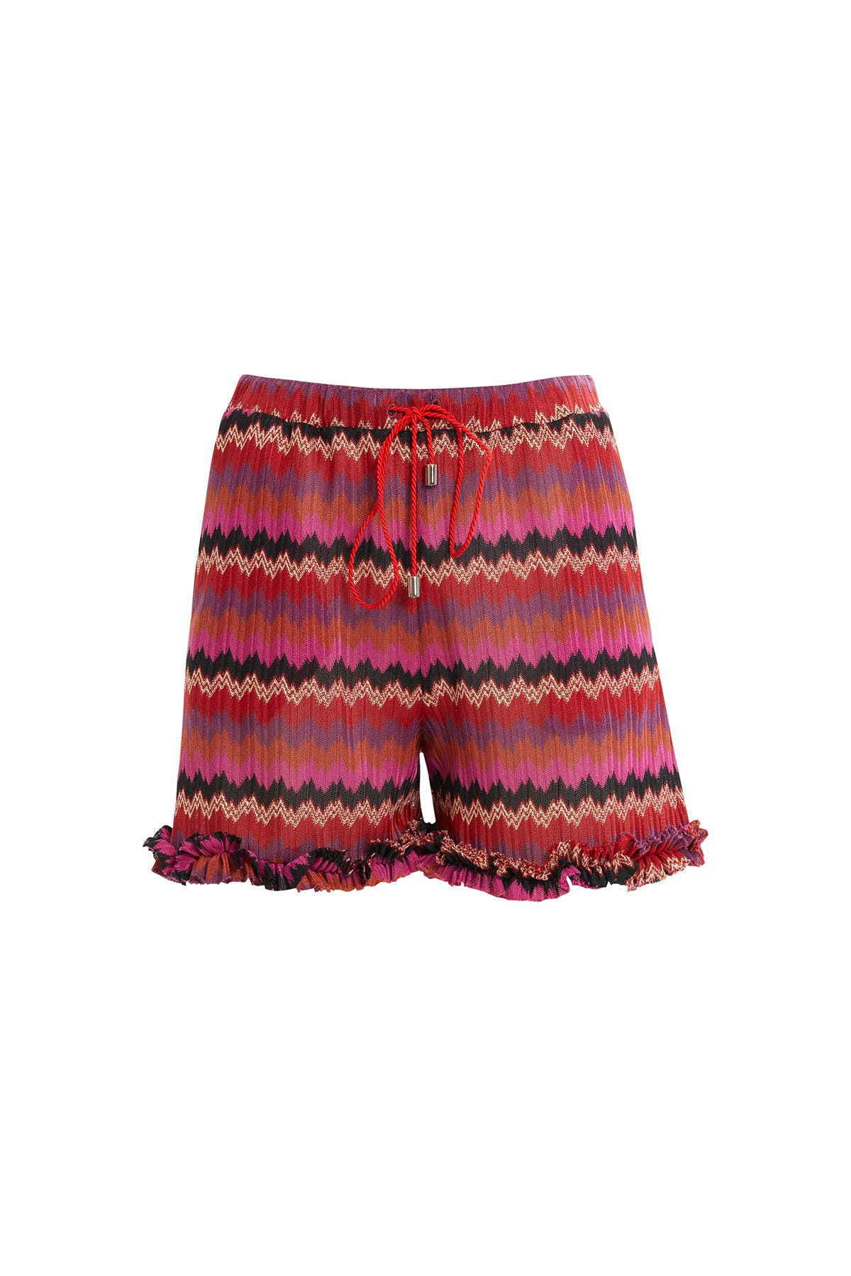 Beli Lastikli Kordon Detaylı Şort