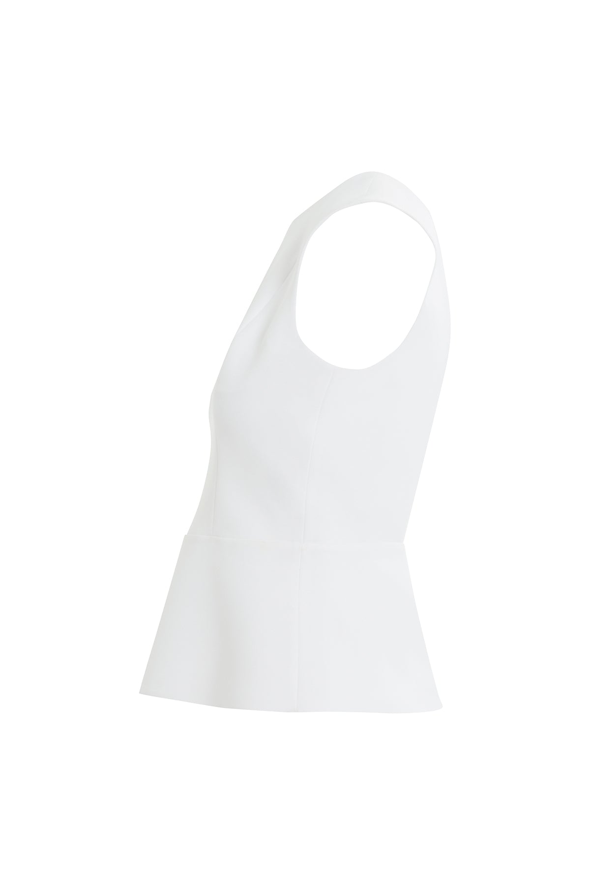 Tokalı Pencereli Kolsuz Bluz