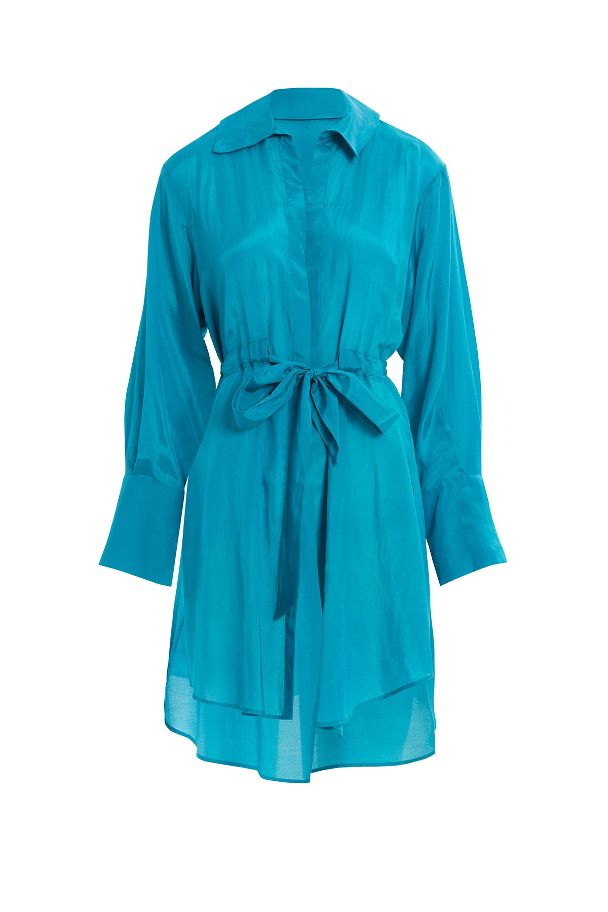 Seyyar Kuşaklı Arkası Uzun Gömlek