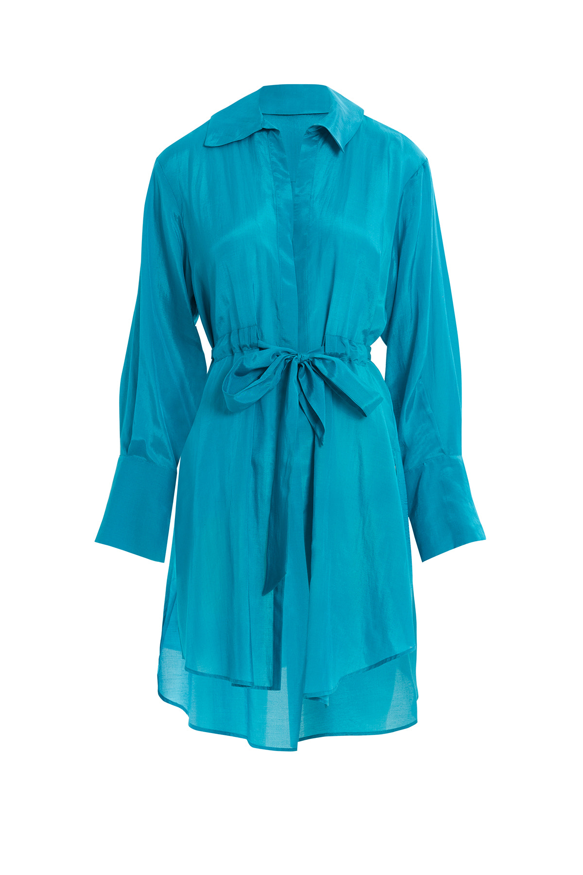 Seyyar Kuşaklı Arkası Uzun Gömlek