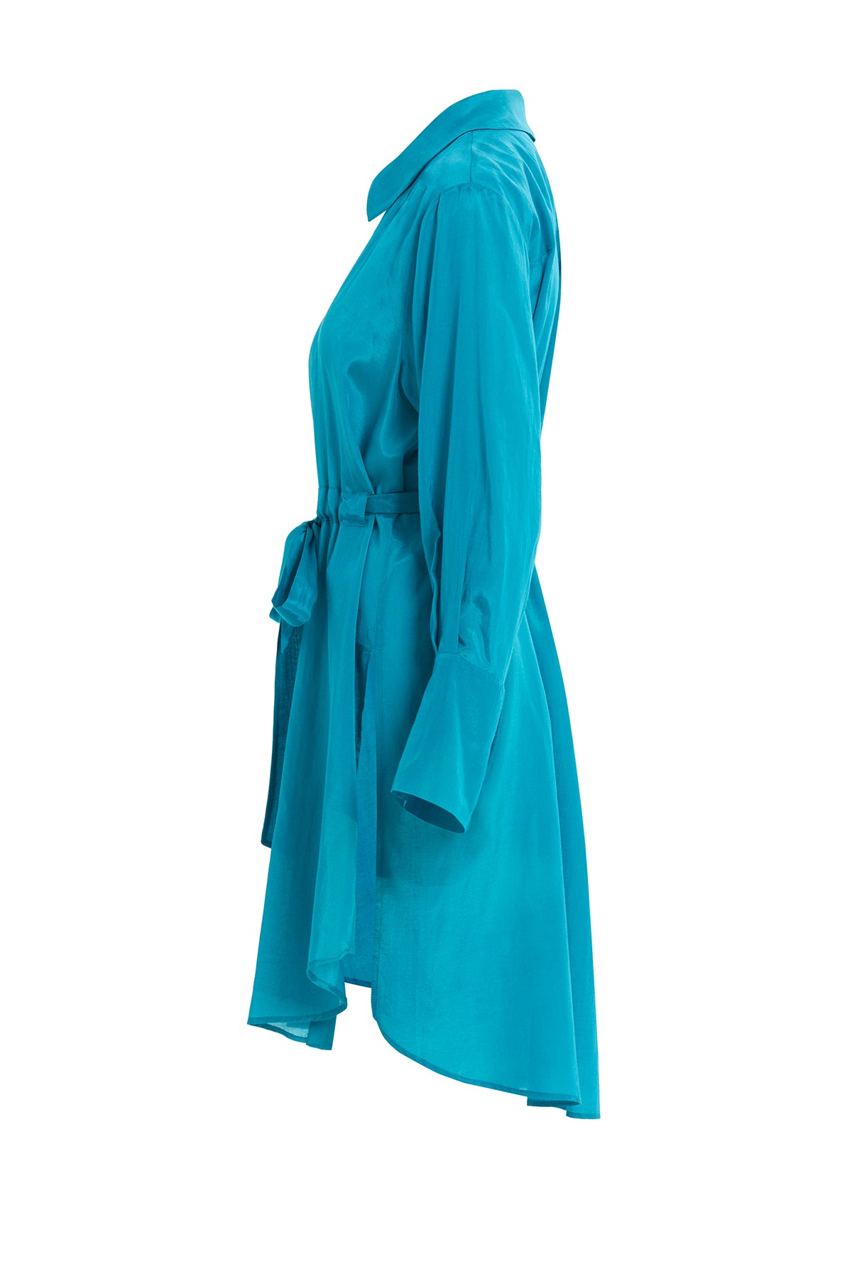 Seyyar Kuşaklı Arkası Uzun Gömlek