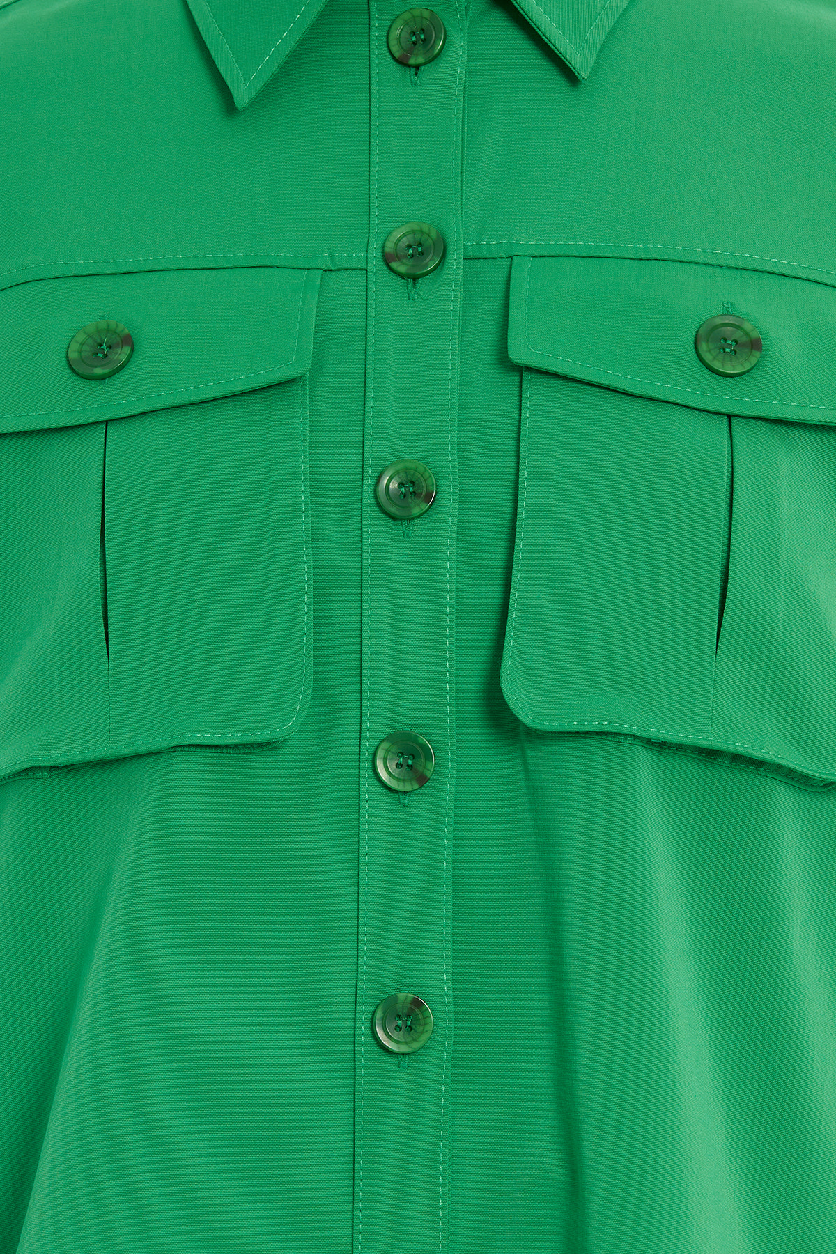 Koldan Düğme Detaylı Torba Cepli Ceket