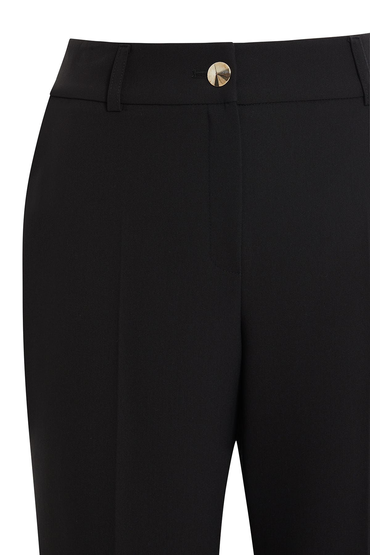 Arka Bel Lastikli Önü Metal Düğmeli  Havuç Pantolon