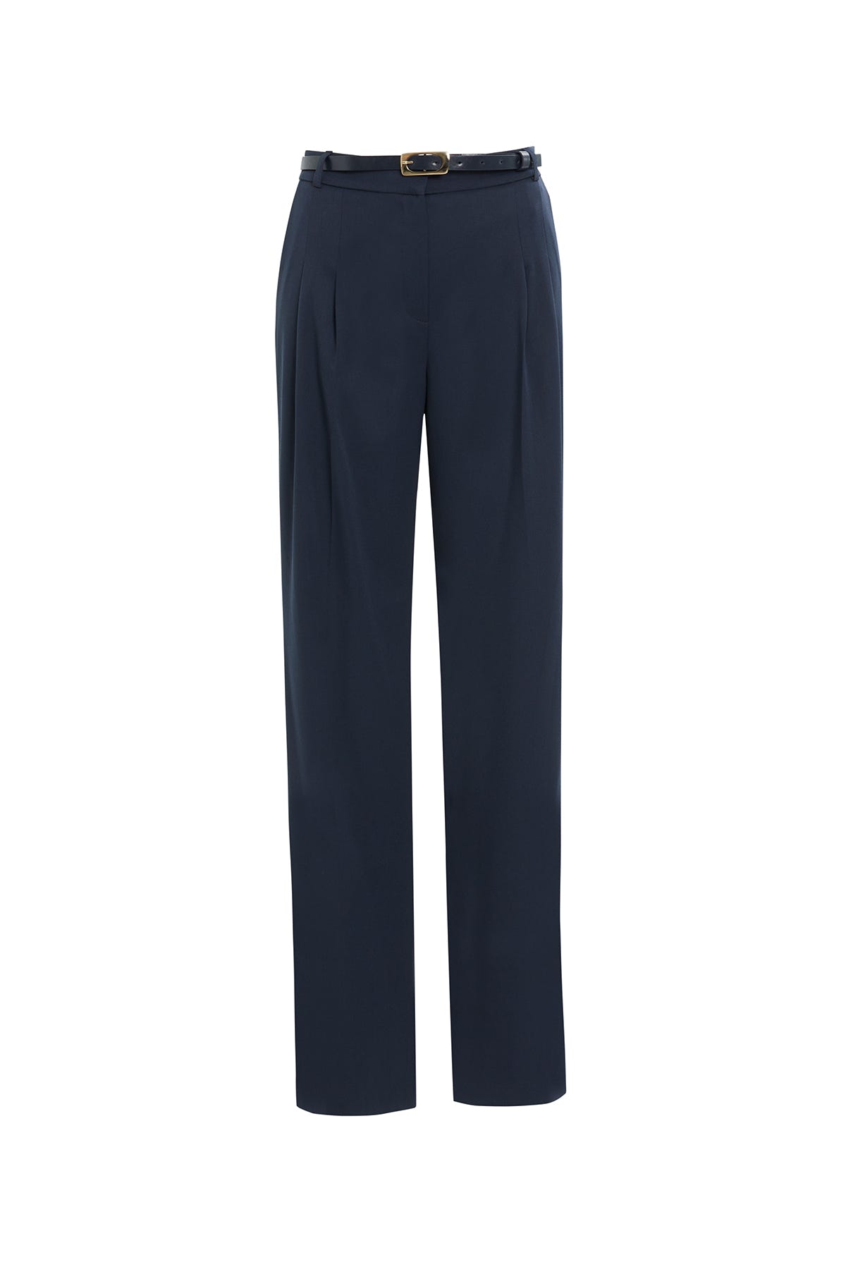 Beli Deri Kemerli Palazzo Pantolon