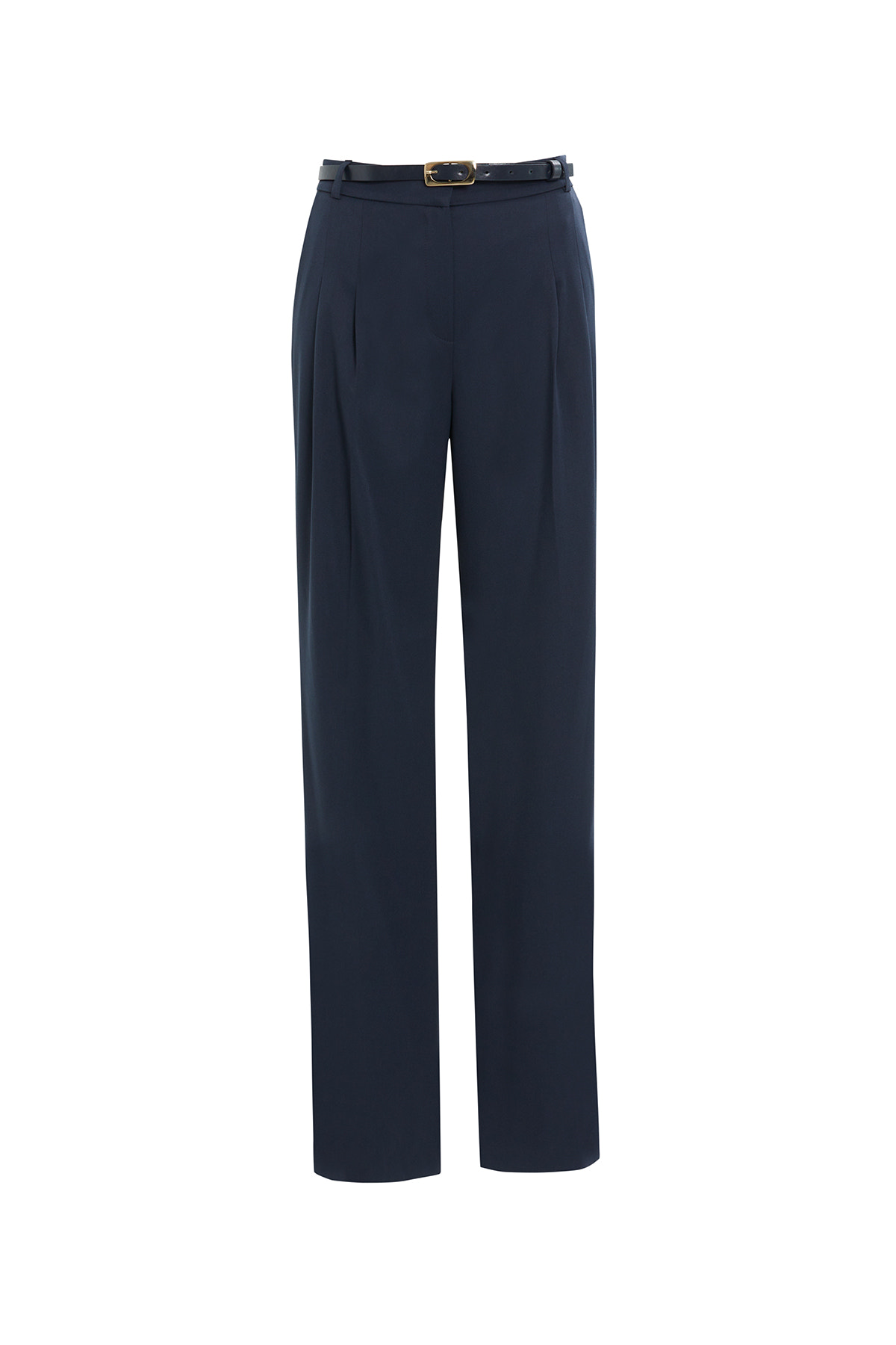 Beli Deri Kemerli Palazzo Pantolon