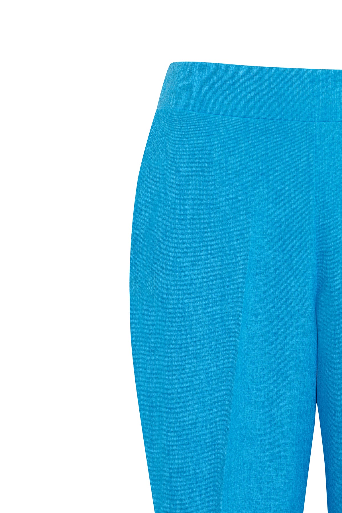 Beli Lastik Detaylı Double Paça Açık Pantolon