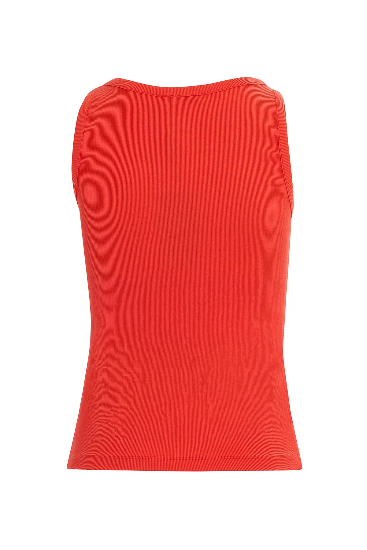 Sıfır Kollu Basıc Pudra Bluz