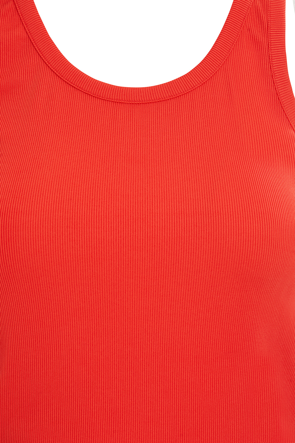 Sıfır Kollu Basıc Pudra Bluz