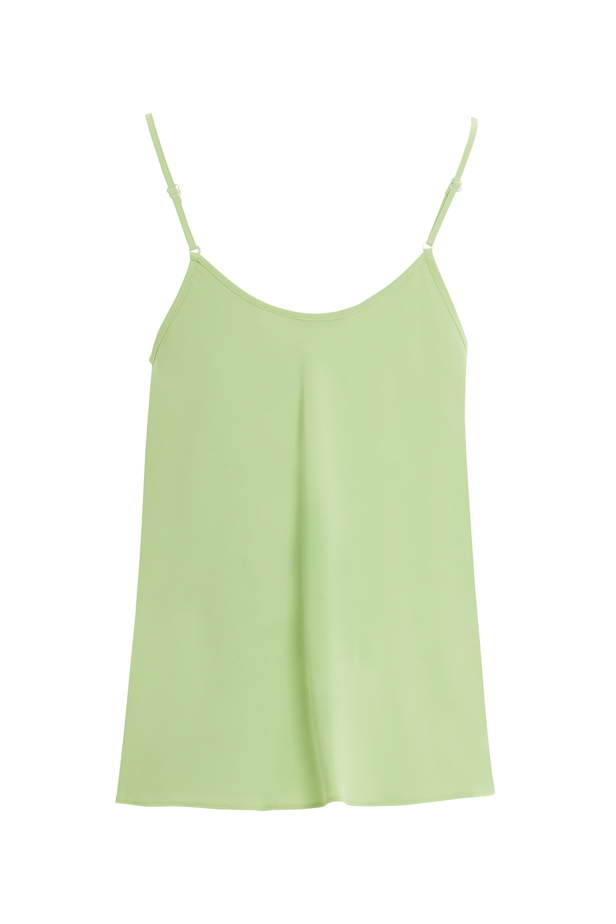 Degaje Yakalı Askılı Koyu Bluz