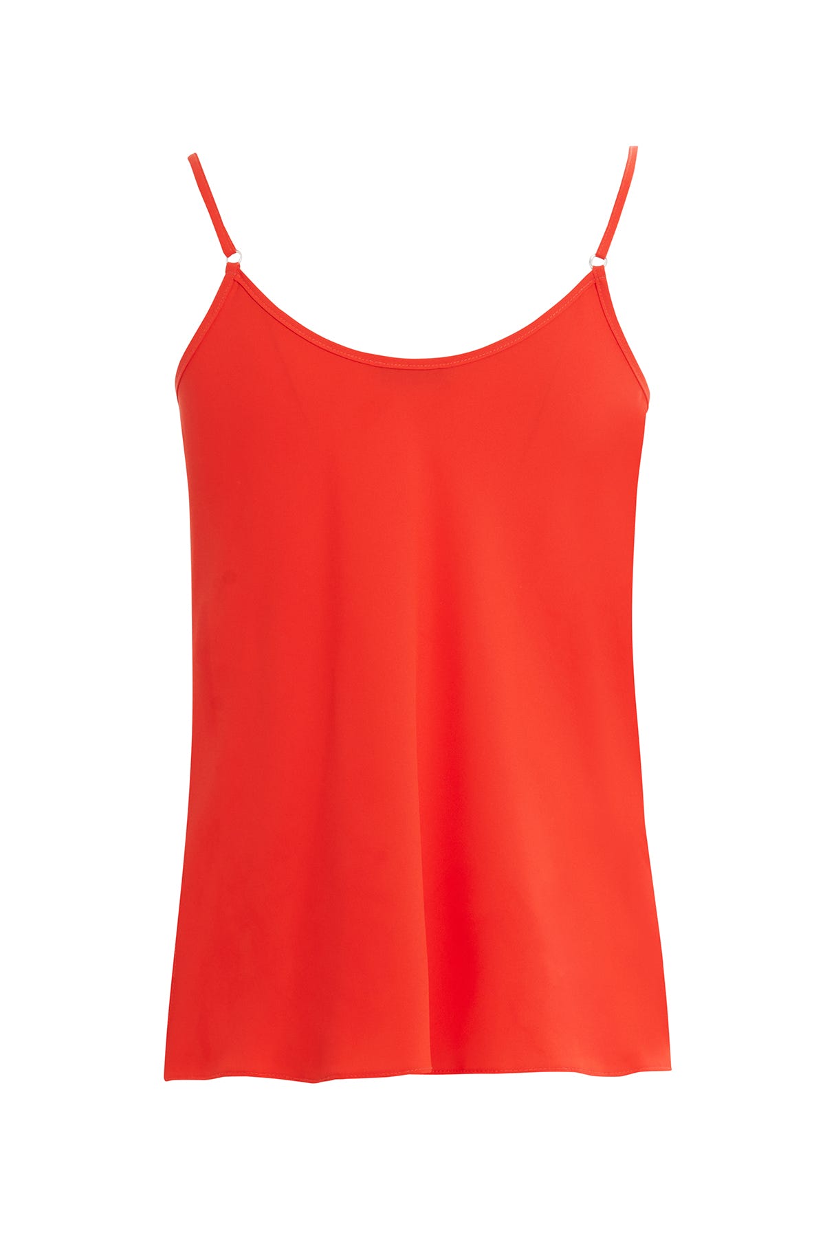 Degaje Yakalı Askılı Koyu Bluz