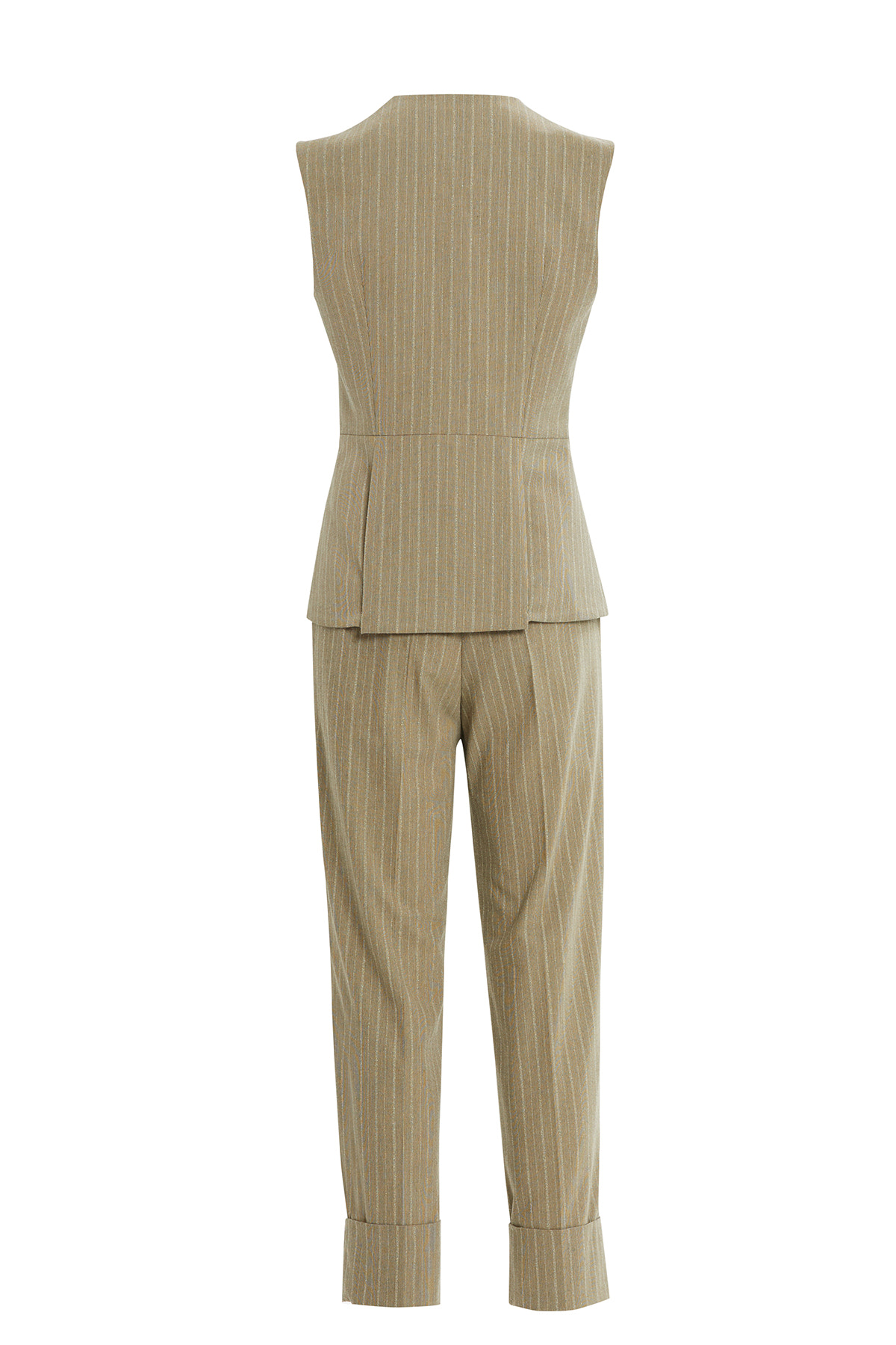 Duble Paça Pantolonlu Kadın Takım