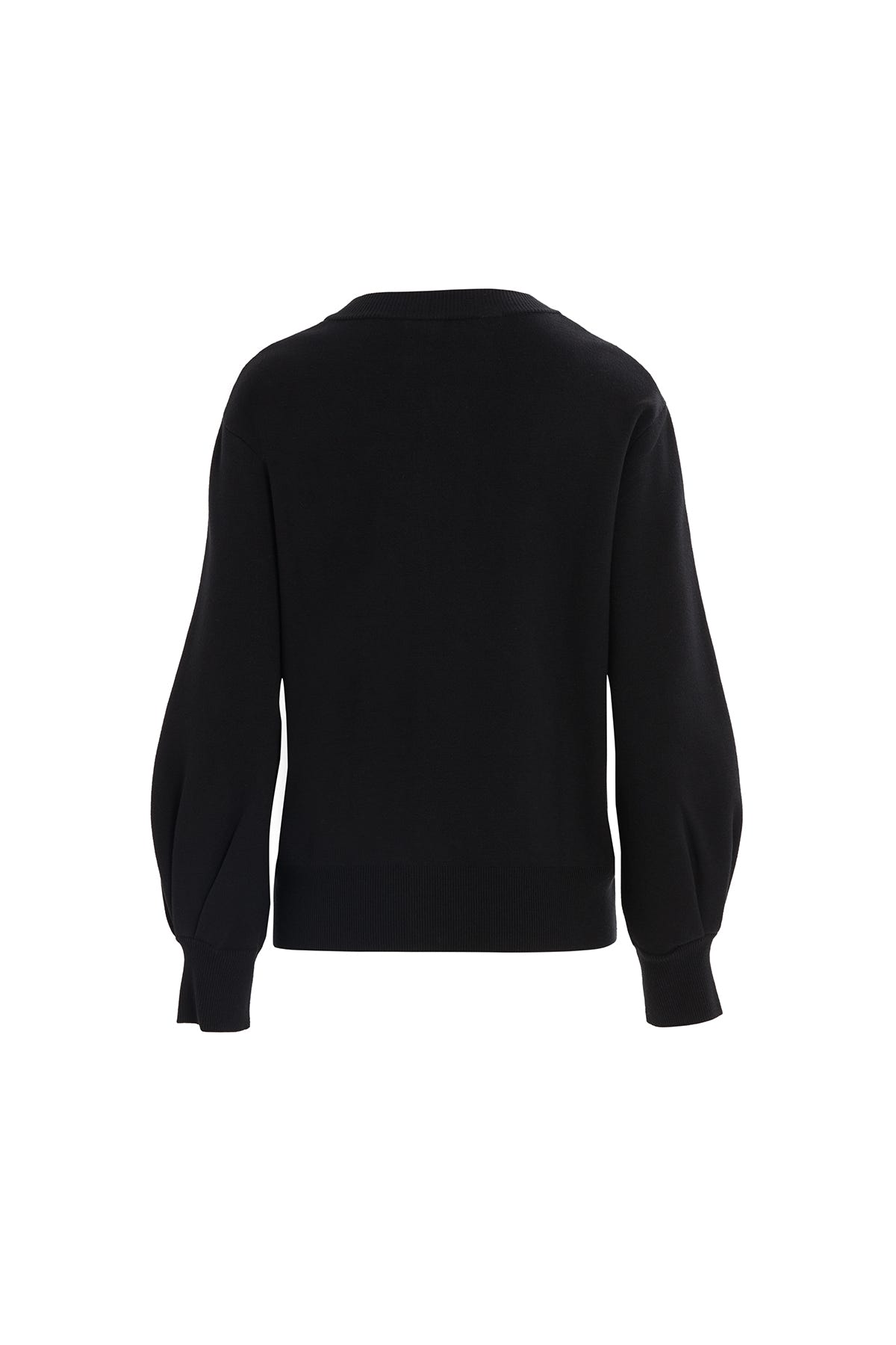 Yuvarlak Çiçek Detaylı Uzun Kollu Ceket