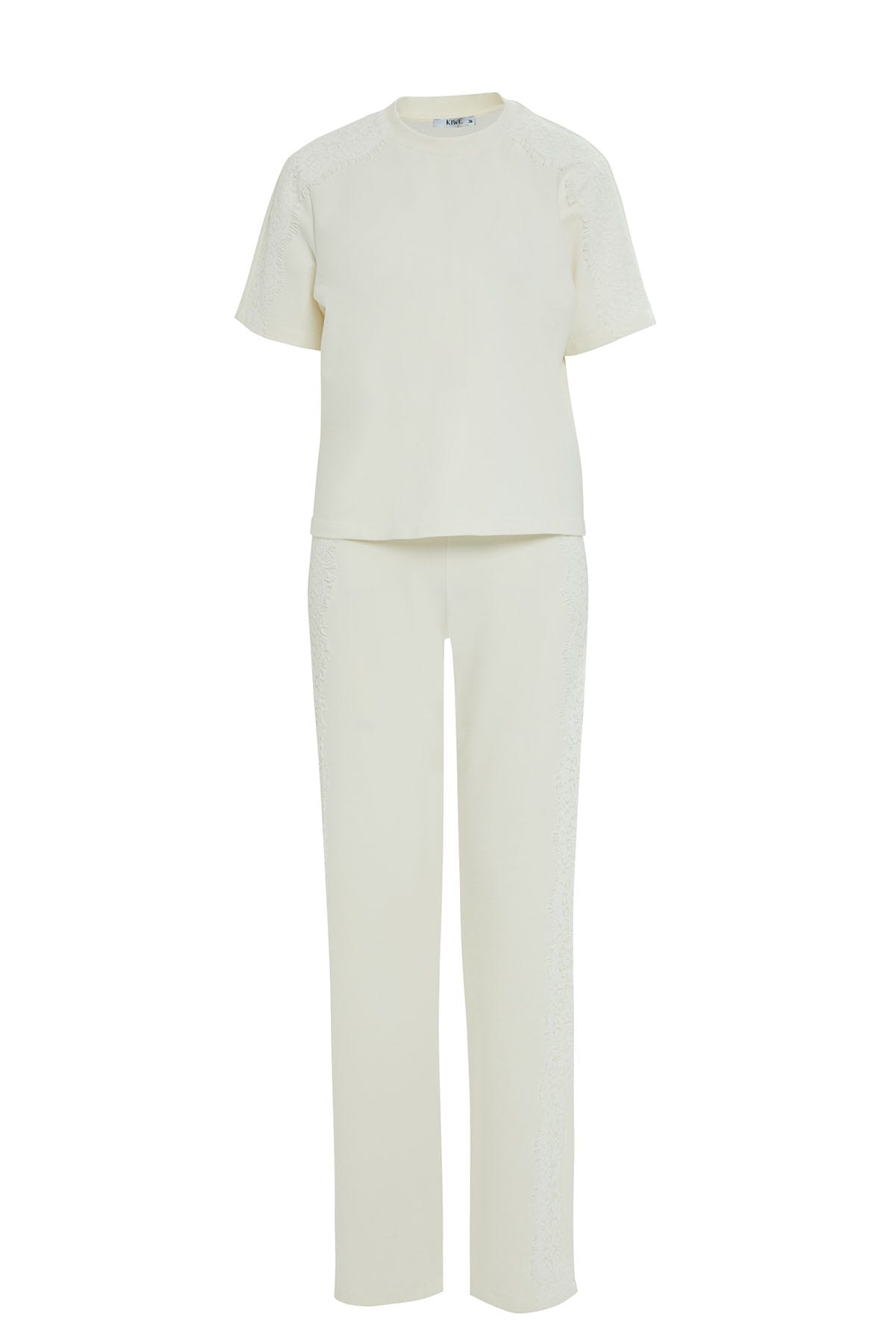 Dantel Detaylı Yarım Kol Eşofman Takımı