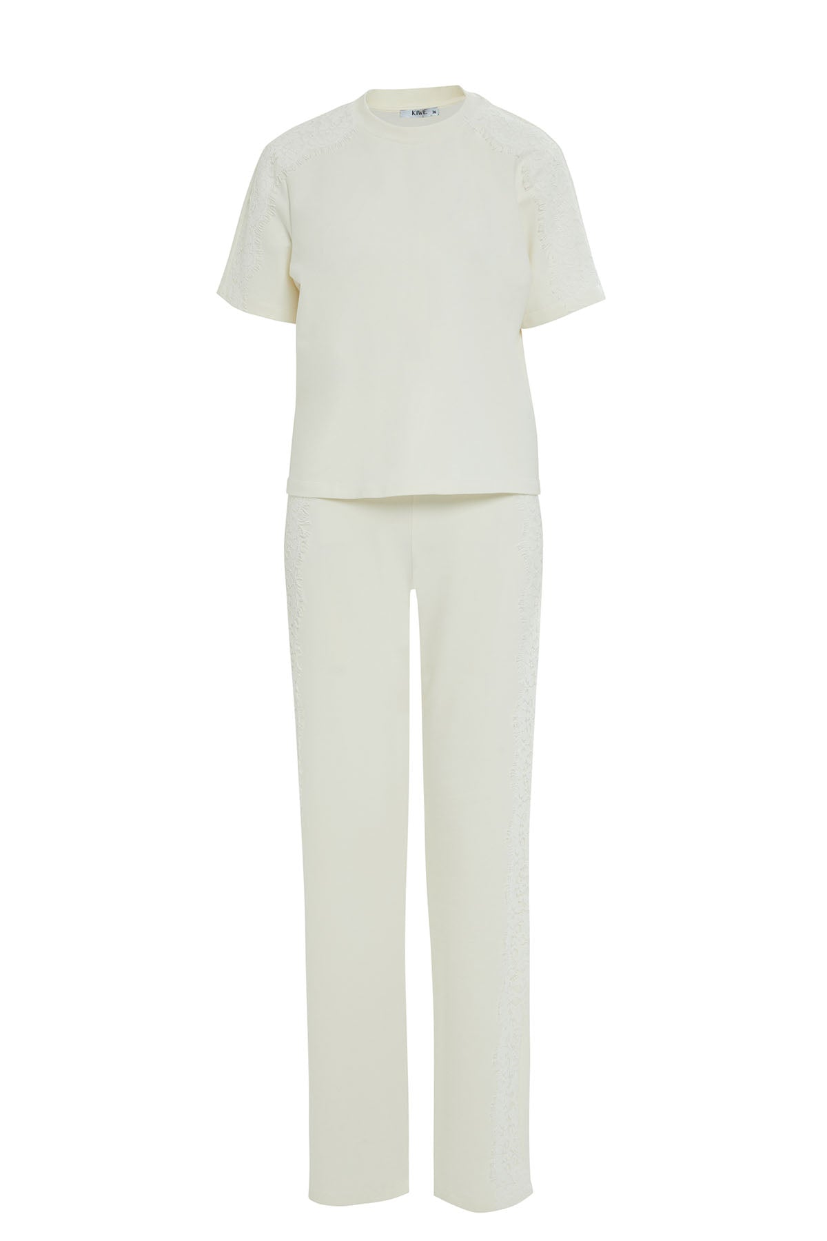 Dantel Detaylı Yarım Kol Eşofman Takımı