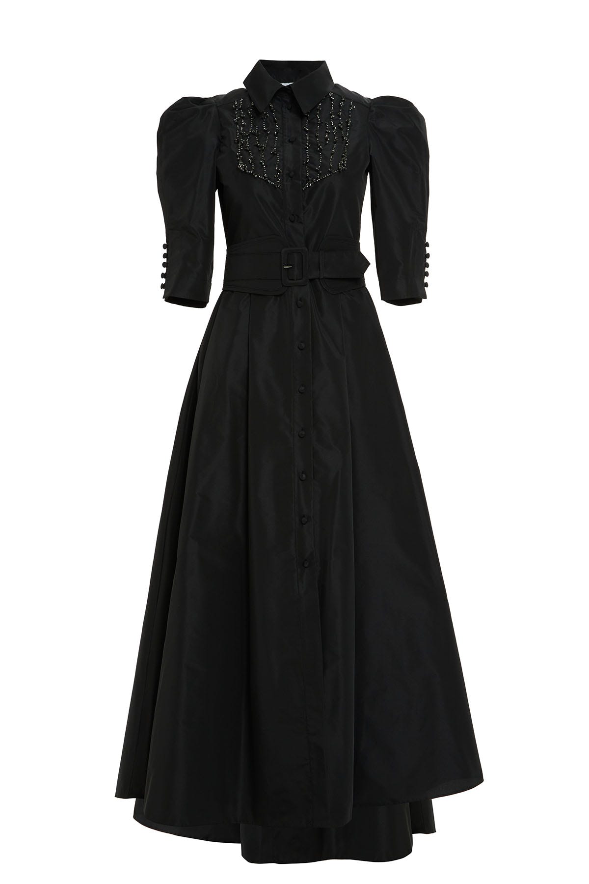 Truvakar Omuz Büzgülü Maxi Elbise