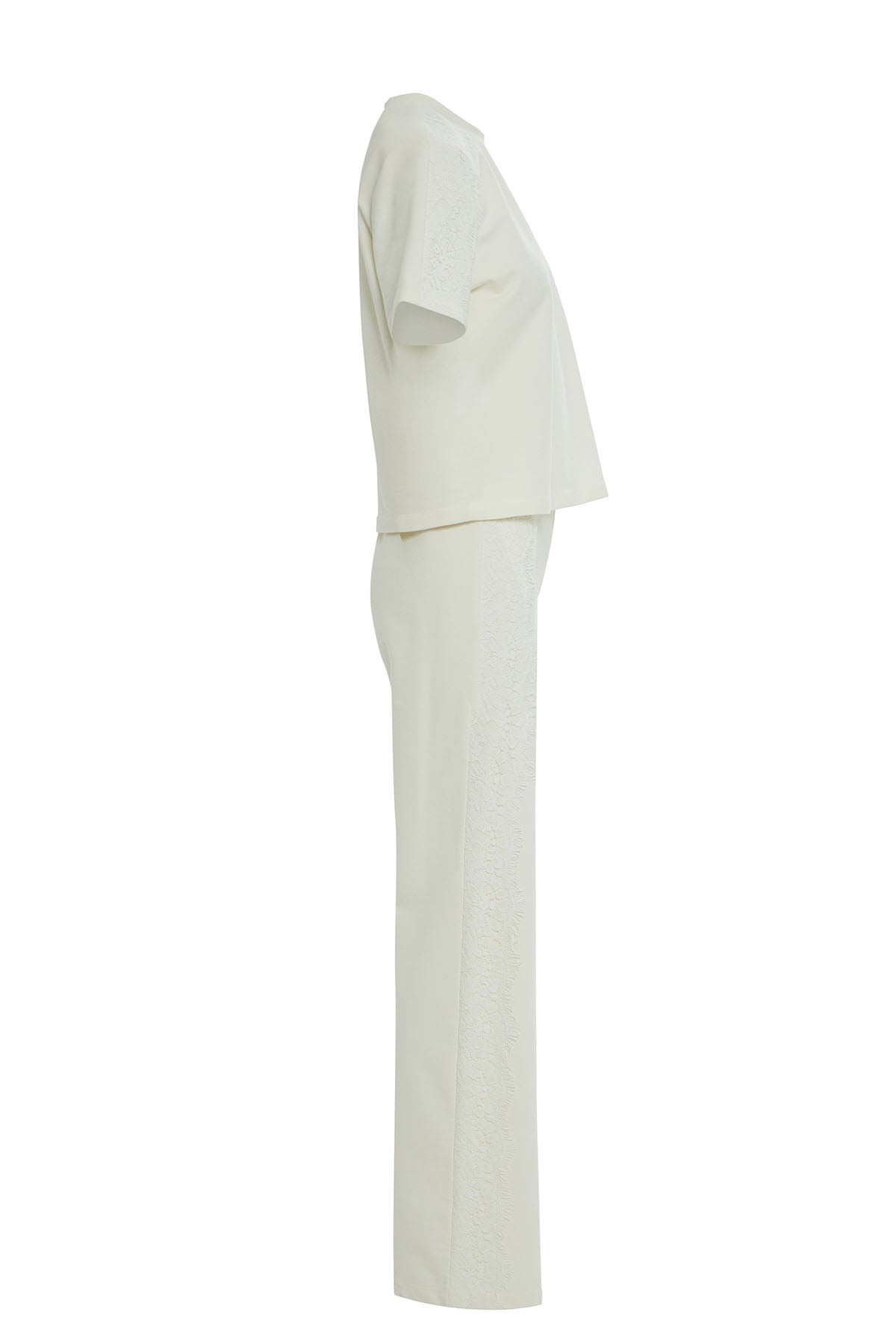 Dantel Detaylı Yarım Kol Eşofman Takımı