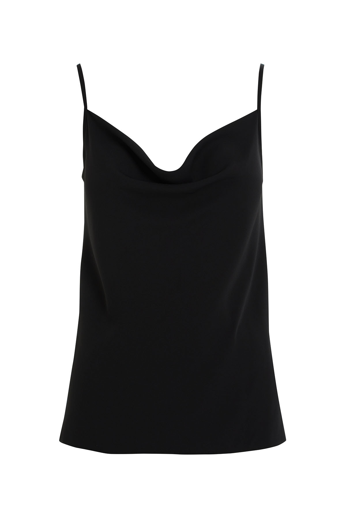 Askılı Degaje Yaka Bluz