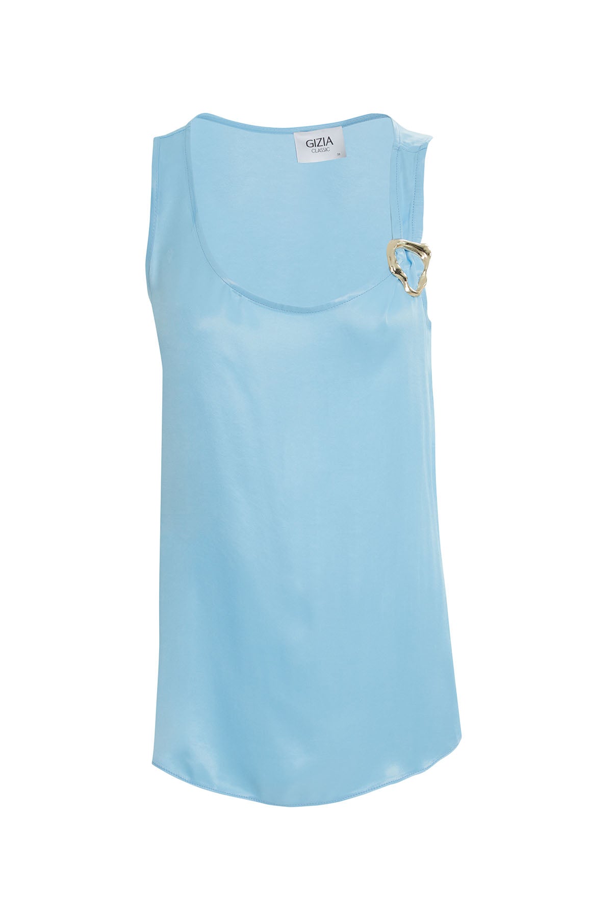 Toka Detaylı Askılı Bluz