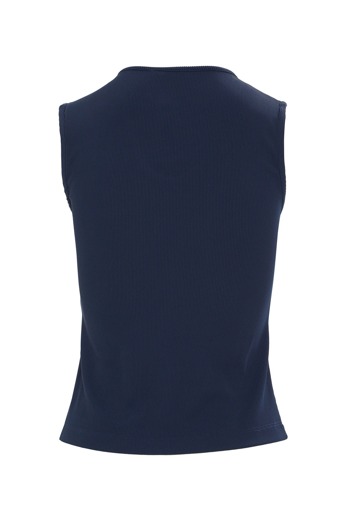 Yaka Aksesuar Detaylı Kolsuz Bluz