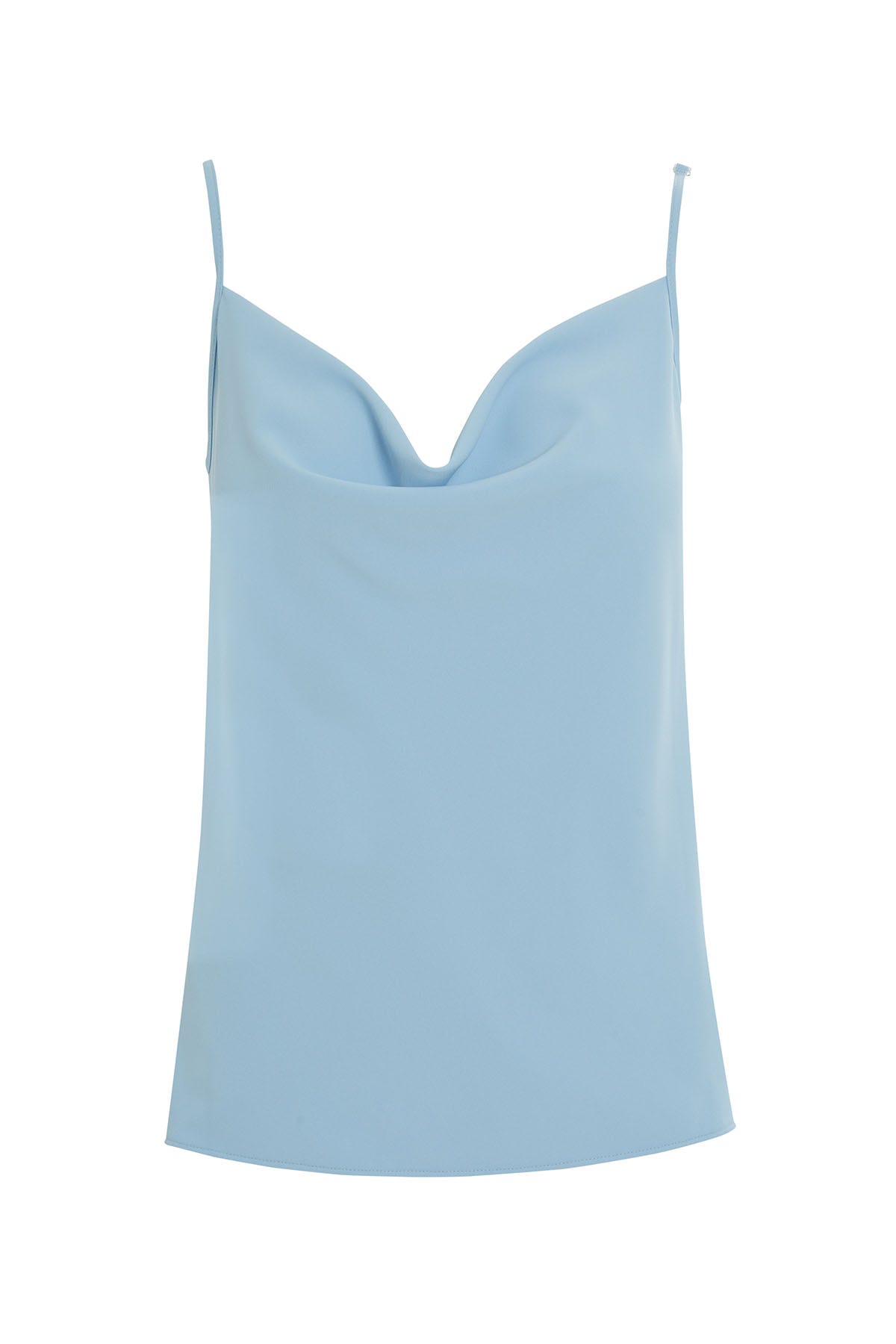 Askılı Degaje Yaka Bluz