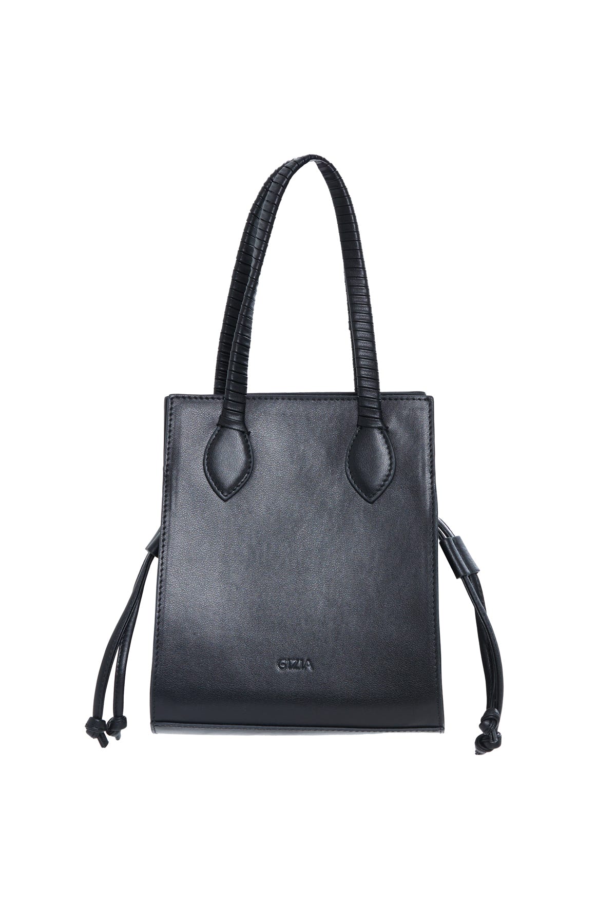 Yanlari Büzülebilir Kutu Form Deri Çanta