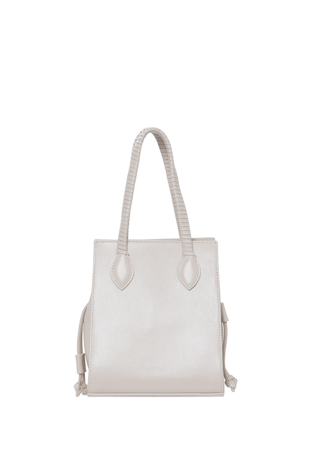 Yanlari Büzülebilir Kutu Form Deri Çanta