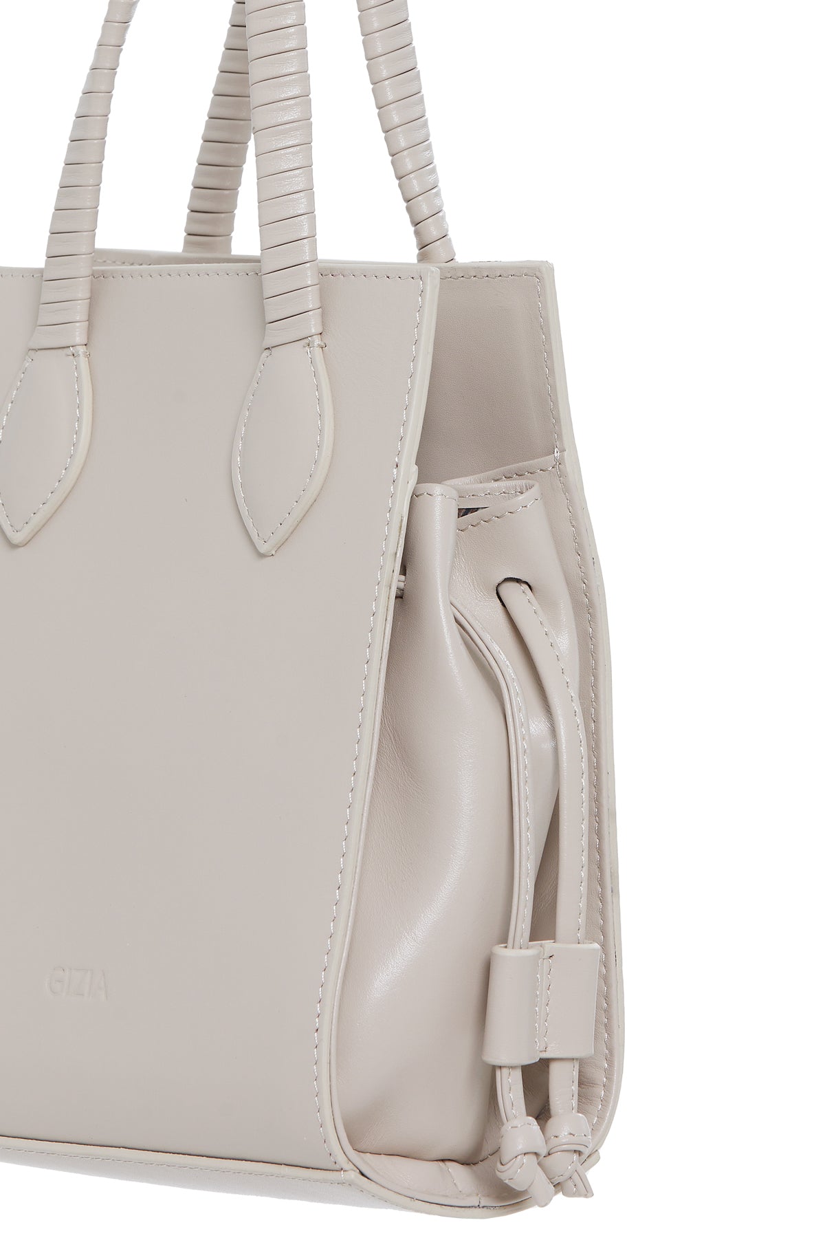 Yanlari Büzülebilir Kutu Form Deri Çanta