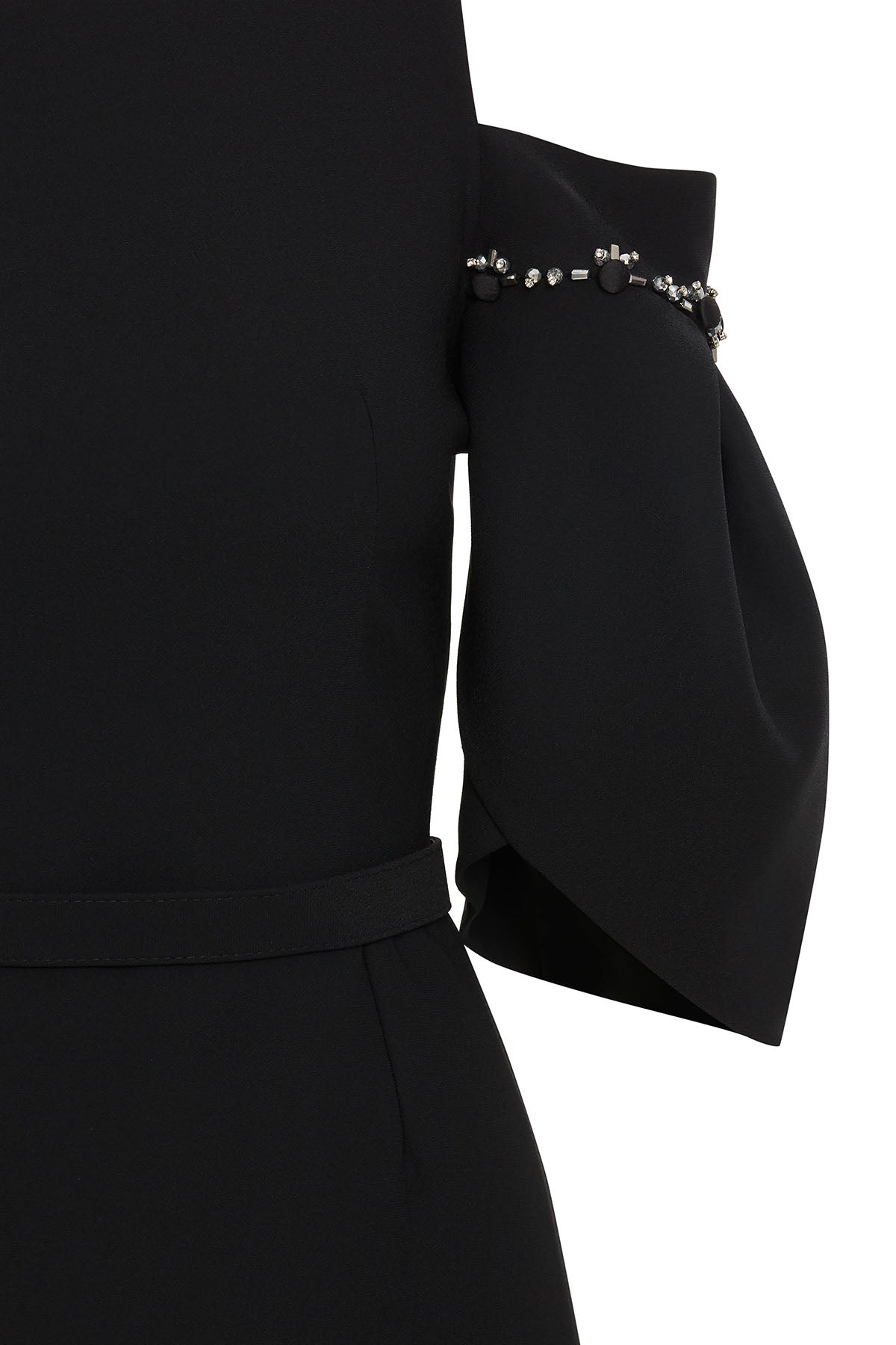 Omuz Dekolteli Uzun Elbise