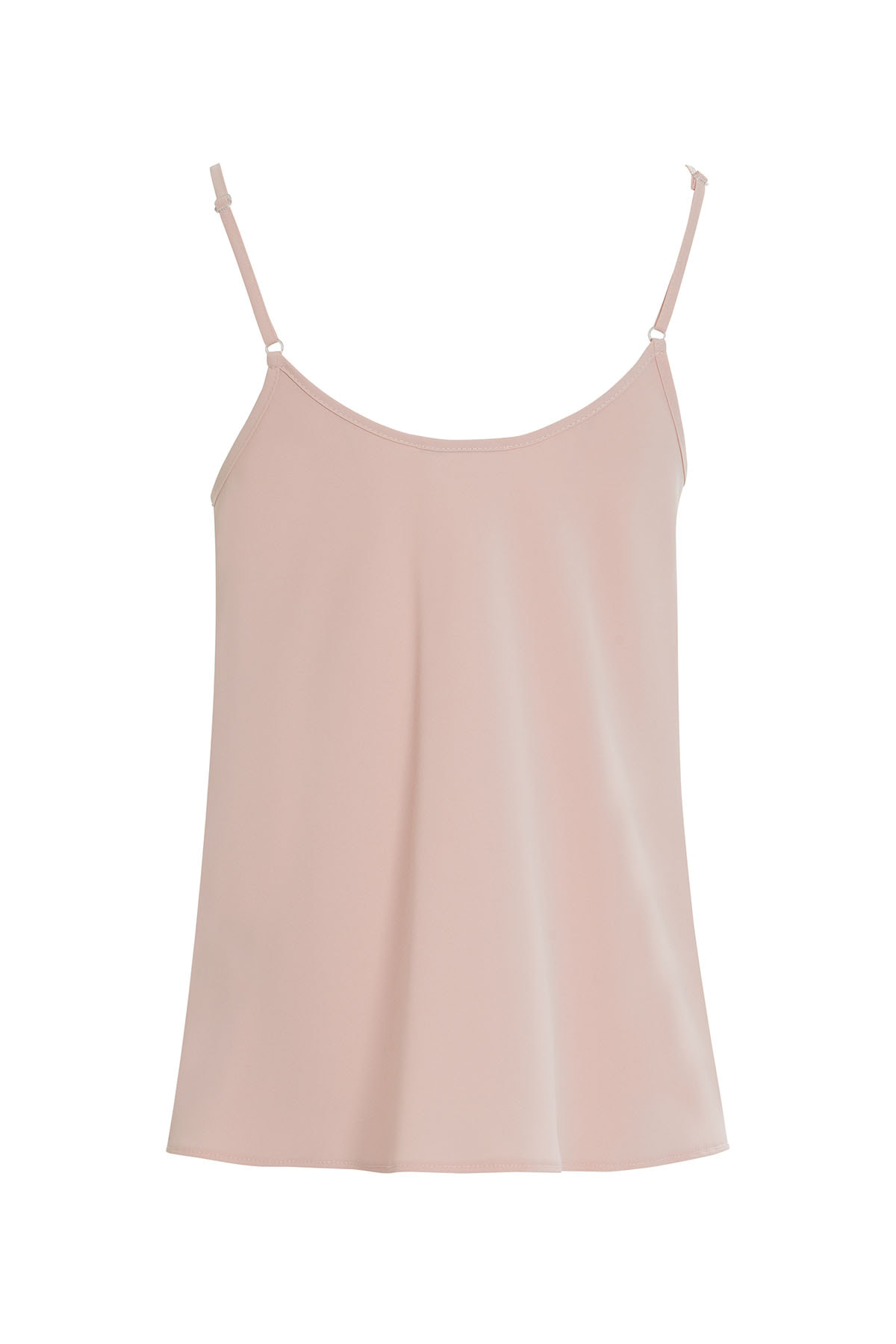 Askılı Degaje Yaka Bluz