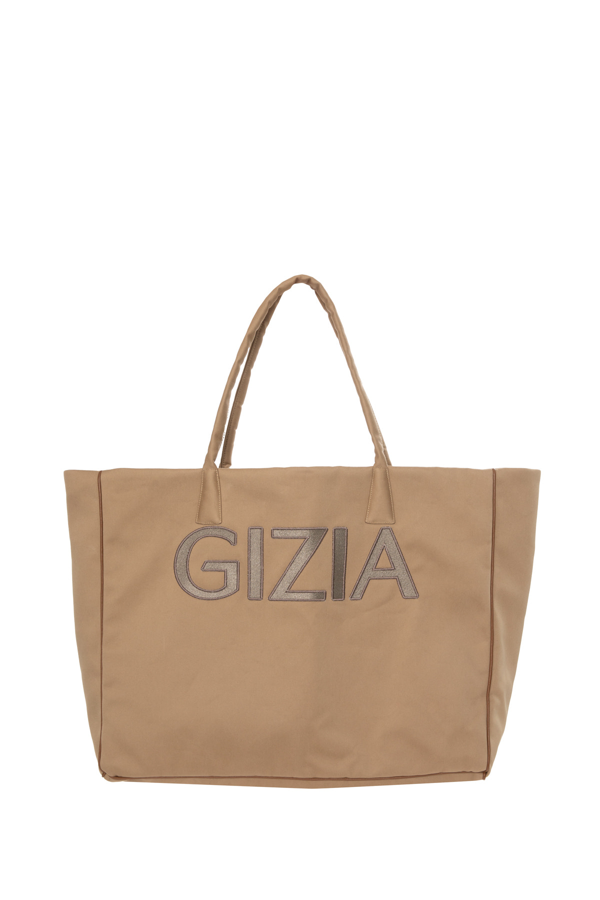 Logo Detaylı Kahve El Çantası