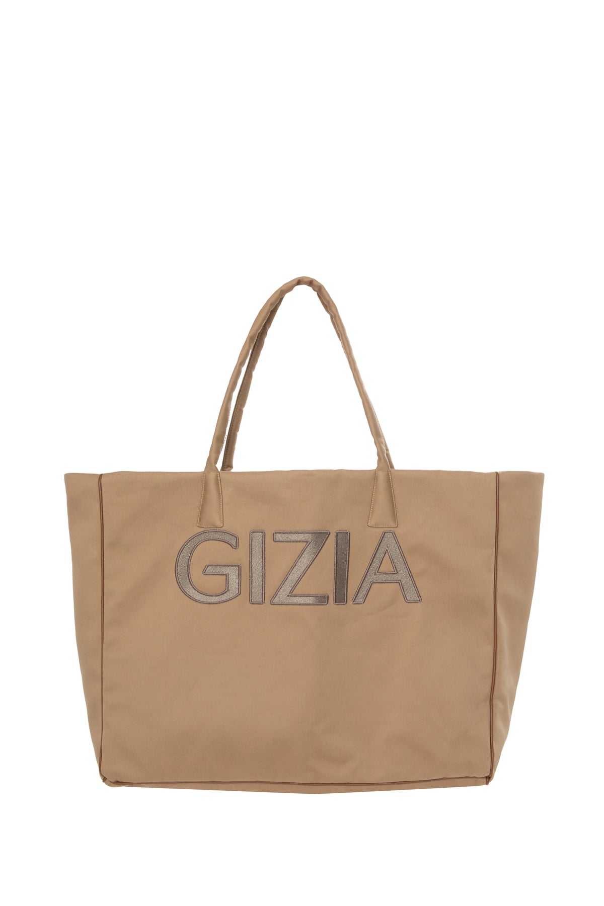 Logo Detaylı Kahve El Çantası