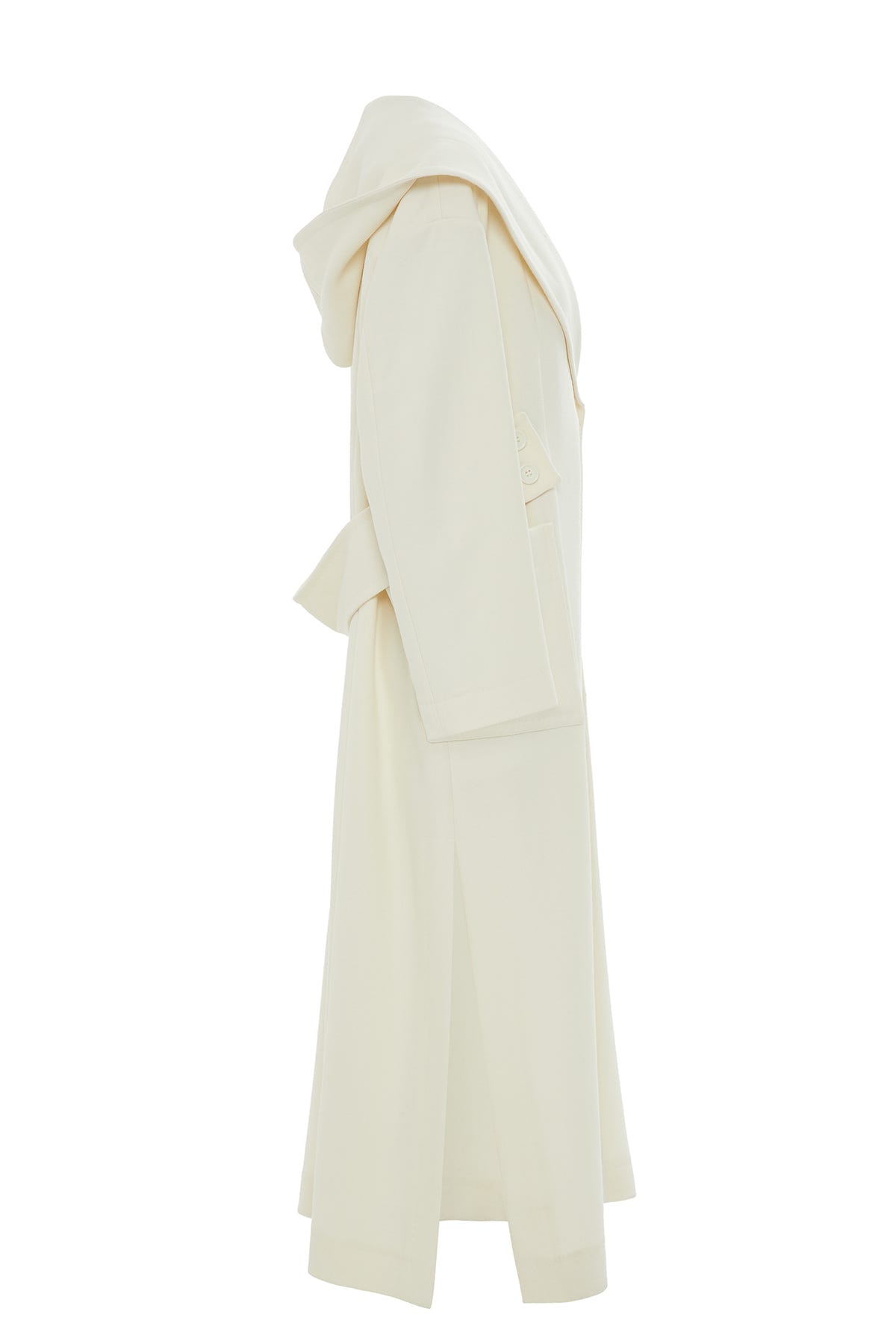 Geniş Kapüşonlu Kaban