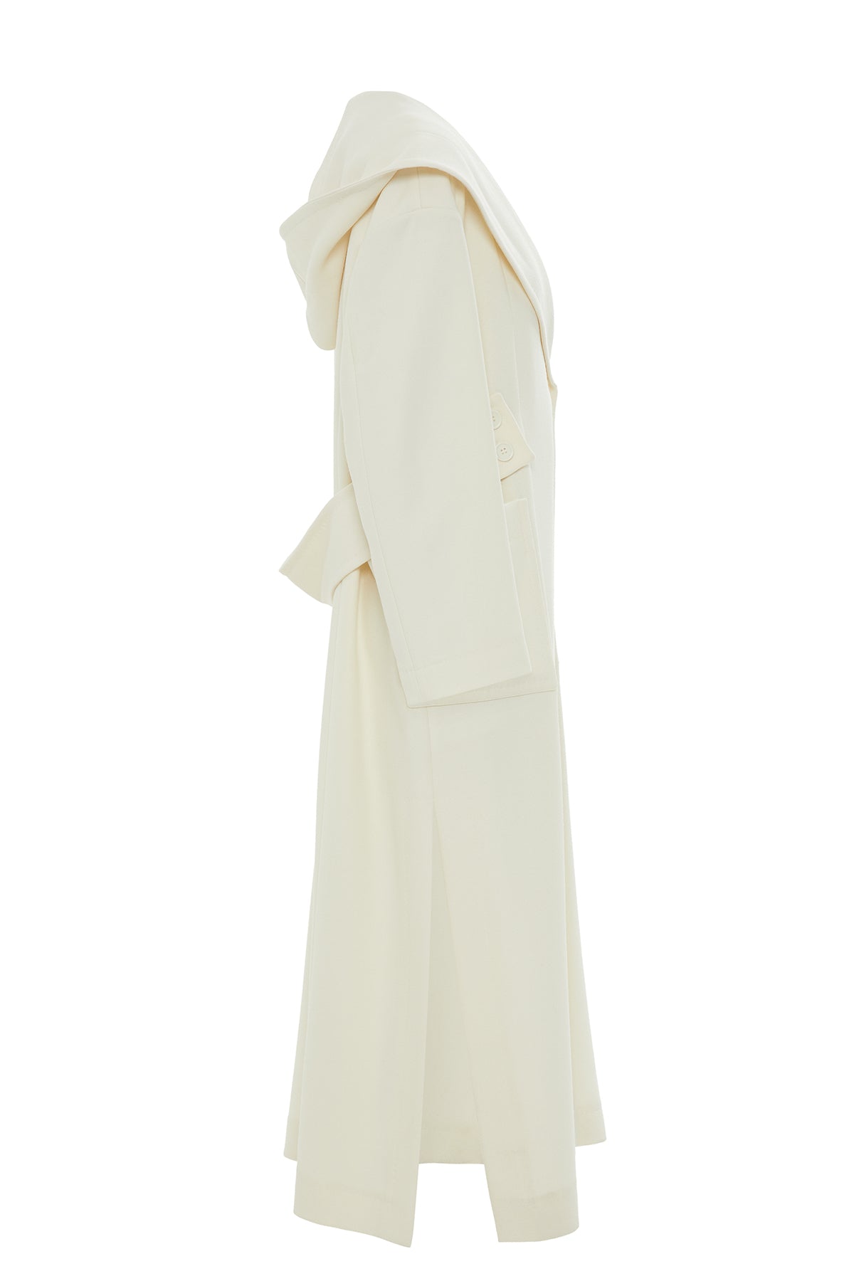 Geniş Kapüşonlu Kaban