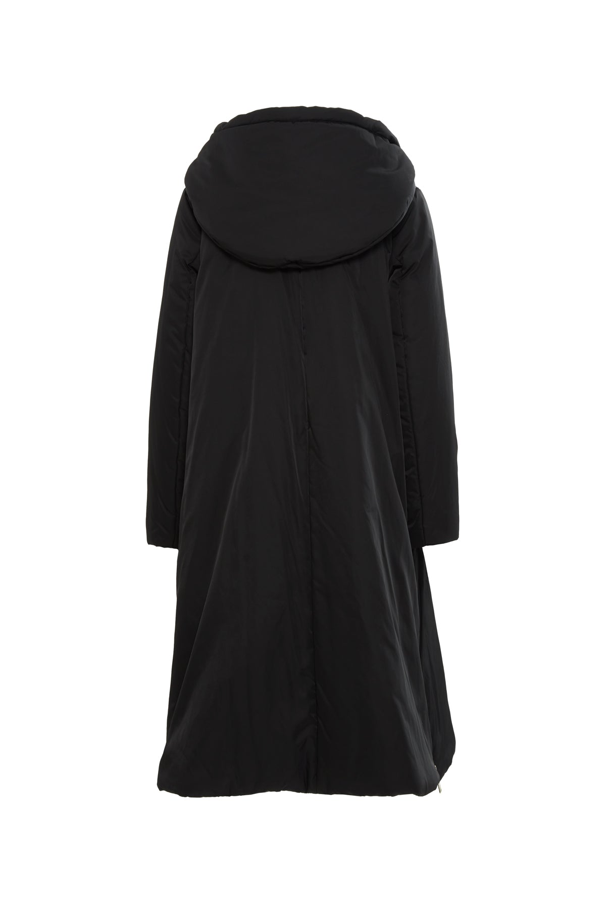 Kapüşonlu Uzun Kaz Tüylü Mont