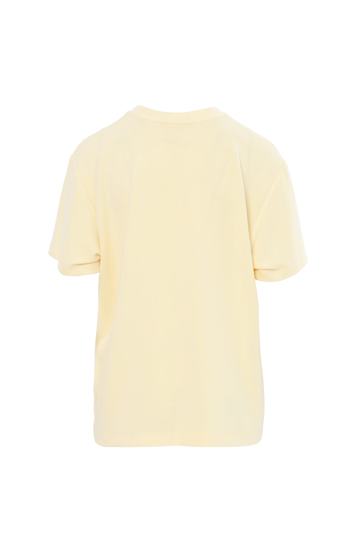 Tüy İşlemeli Sarı T-shirt