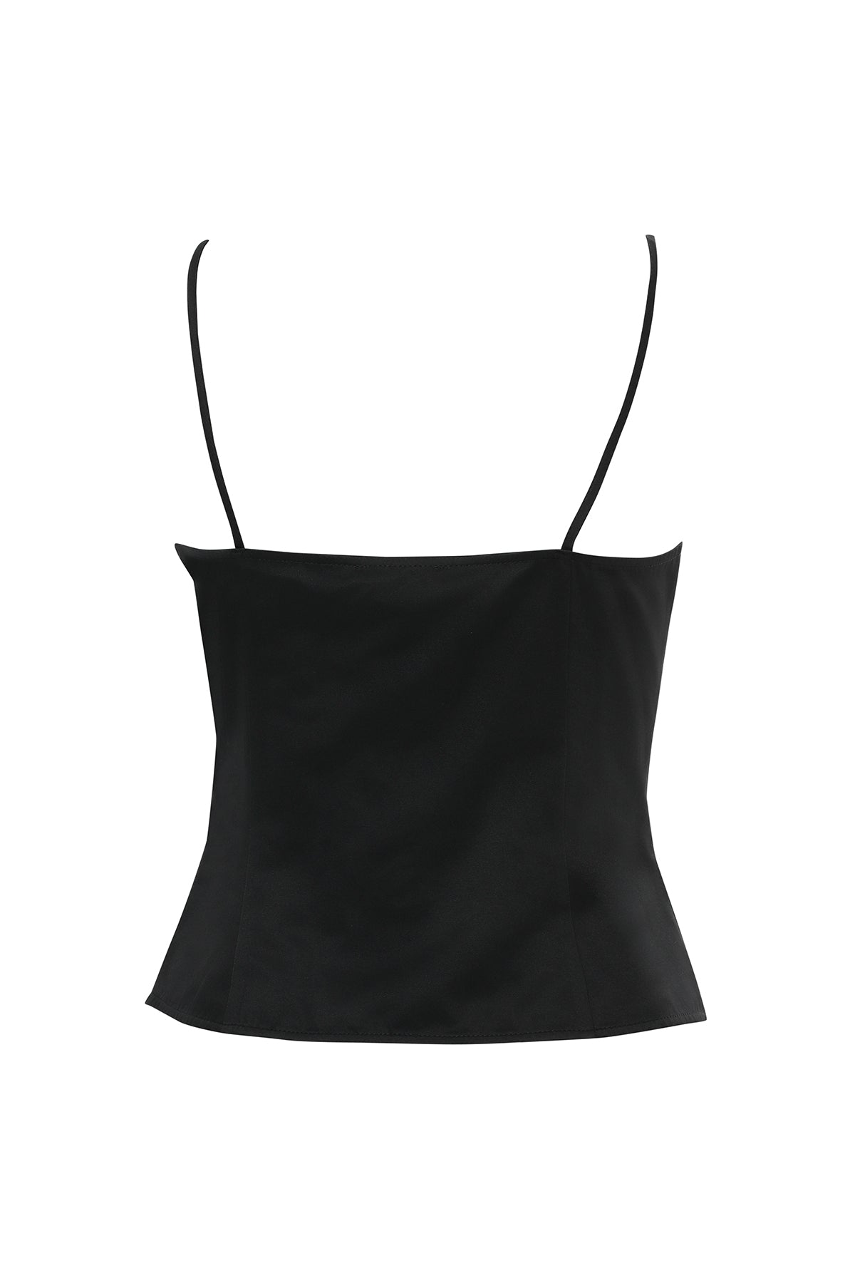 Önden Düğmeli İp Askılı Bluz