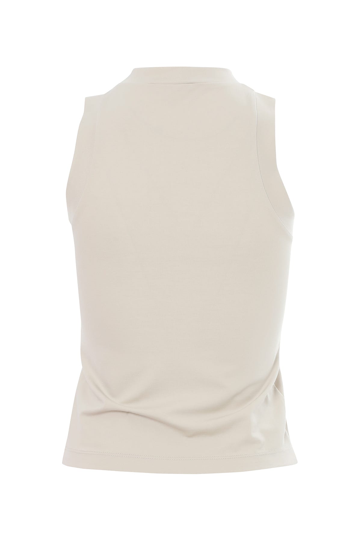 Bisiklet Yaka Kolsuz Basic Bluz