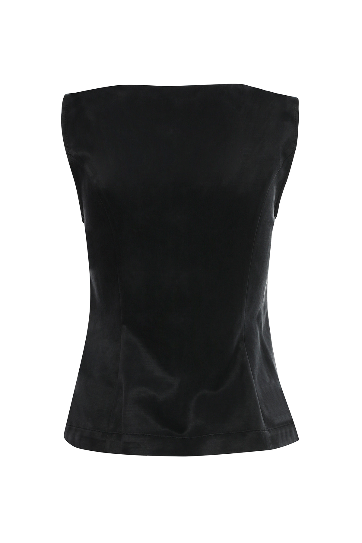 Süs Cepli Kolsuz Bluz