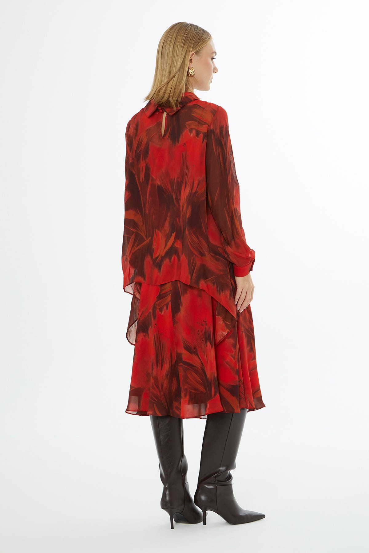 İç Atletli Bluz Desenli Bluz