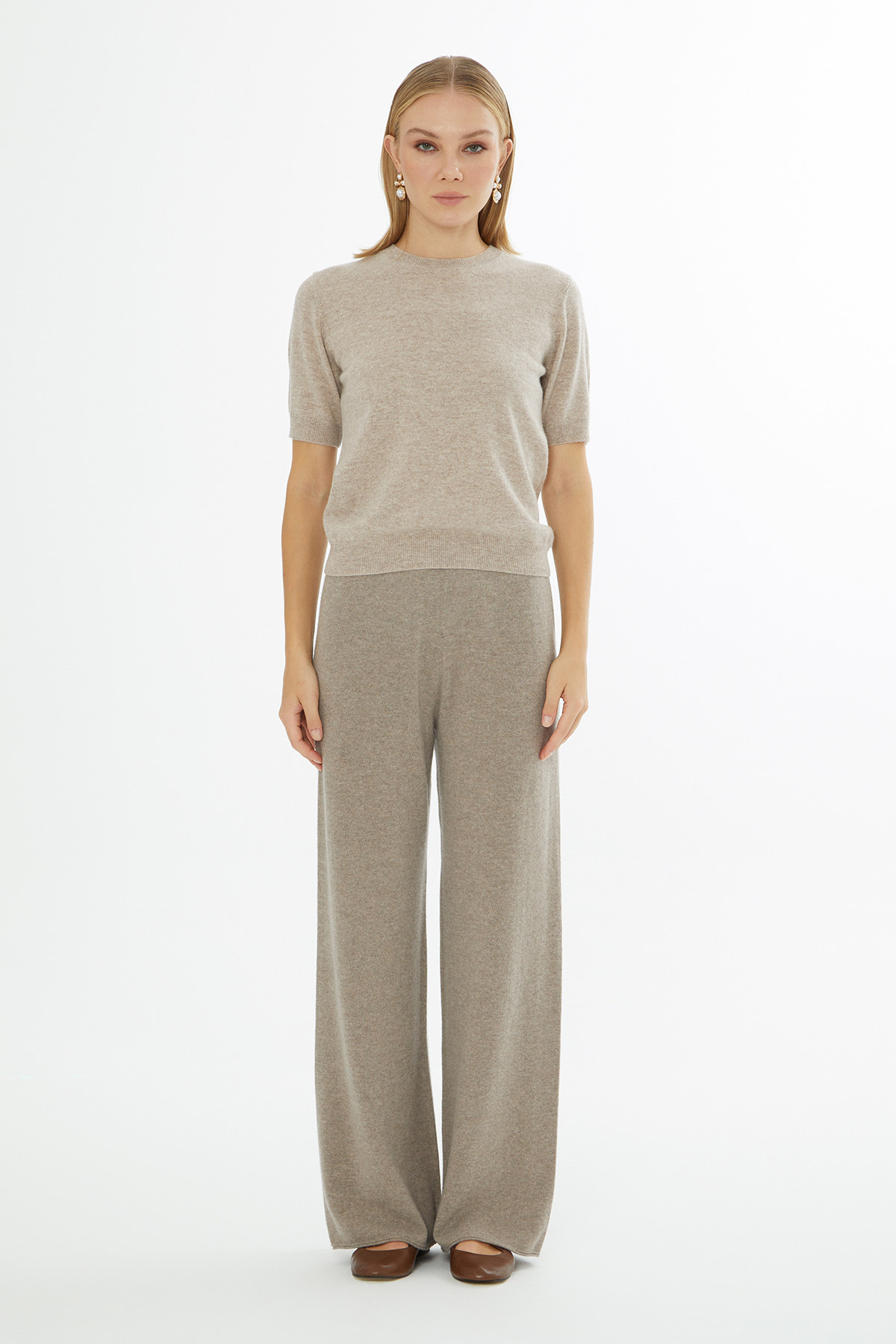 Yuvarlak Yakalı Kısa Kollu Triko