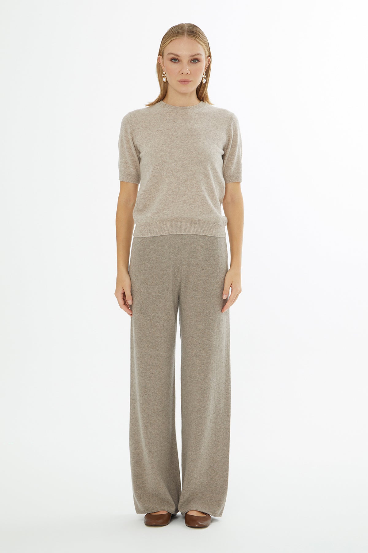 Yuvarlak Yakalı Kısa Kollu Triko