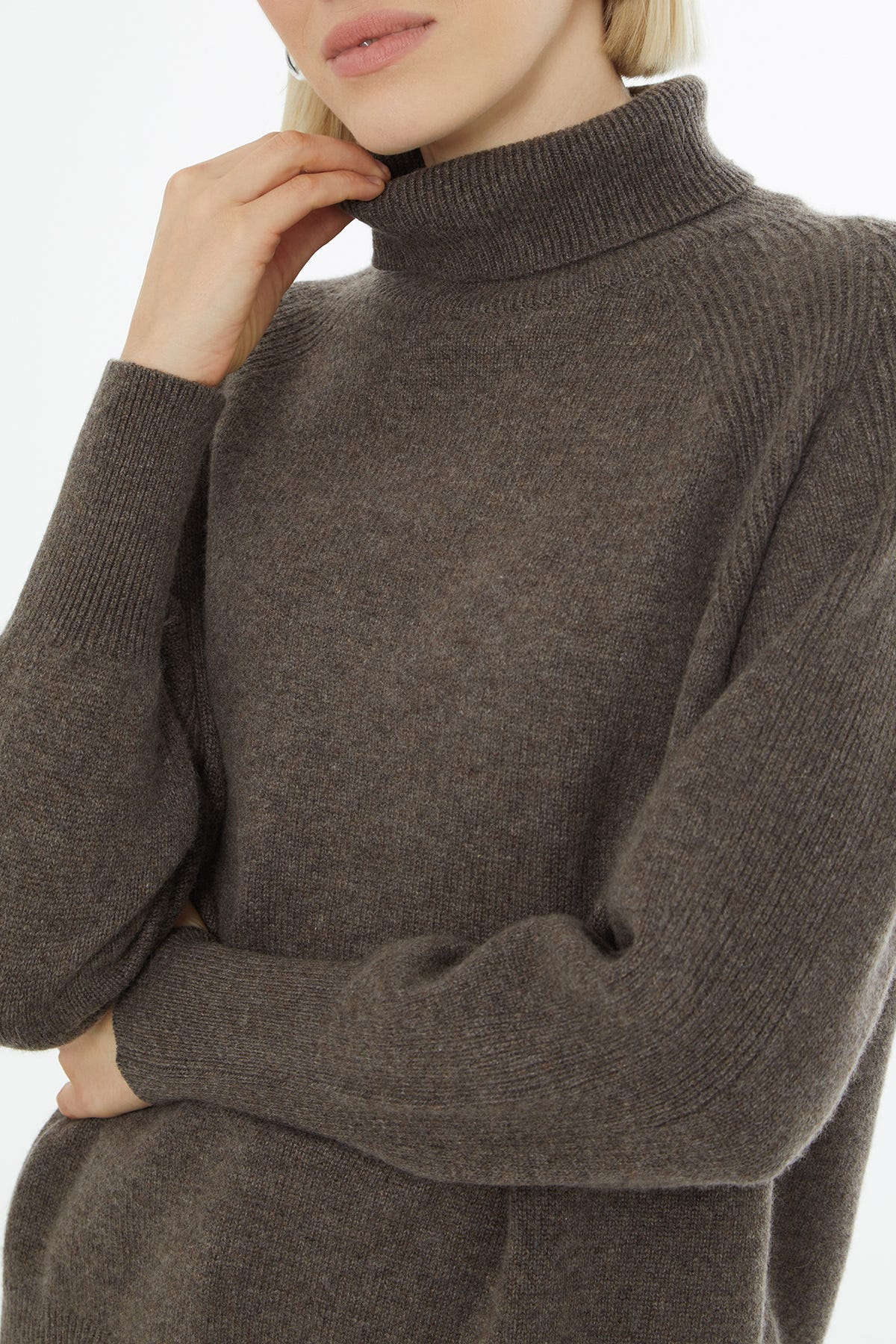 Boğazlı Uzun Kollu Kazak